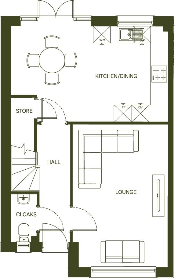The Marlow, Barn Road, Congleton floorplan
