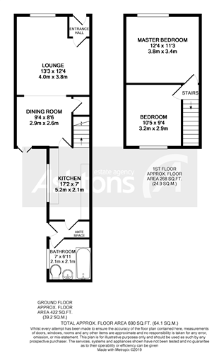 2 Bedrooms Terraced house for sale in Gladstone Street, St Helens WA10