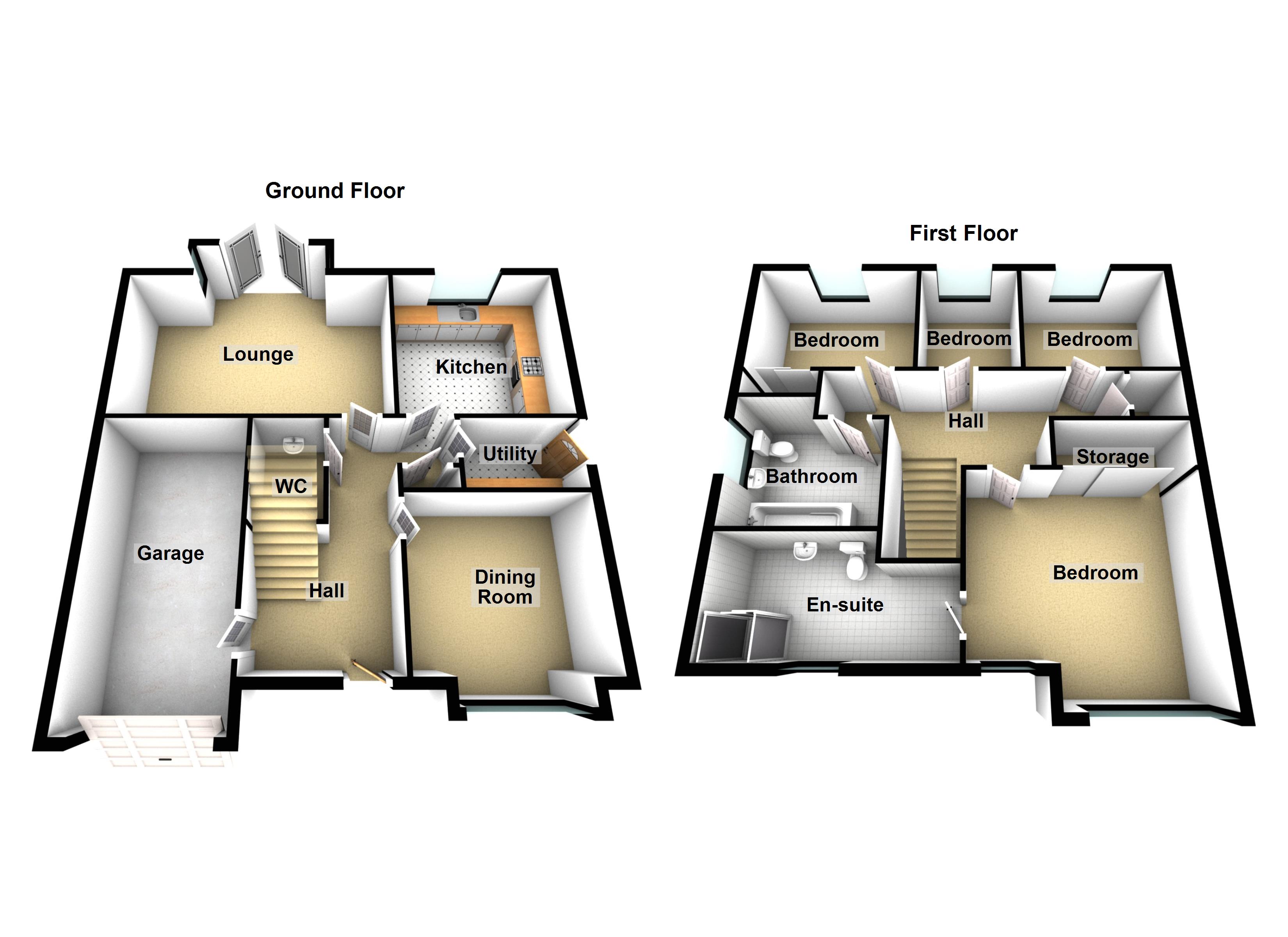 42, Castle Drive, Auchterarder floorplan