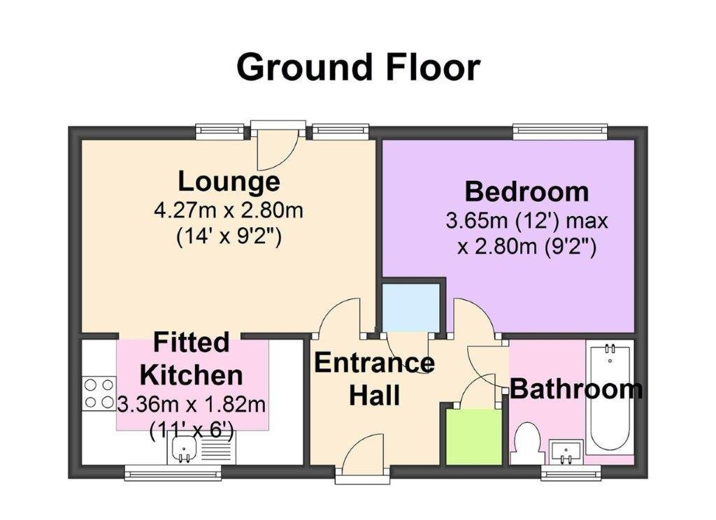 Tweed Drive, Bletchley floorplan