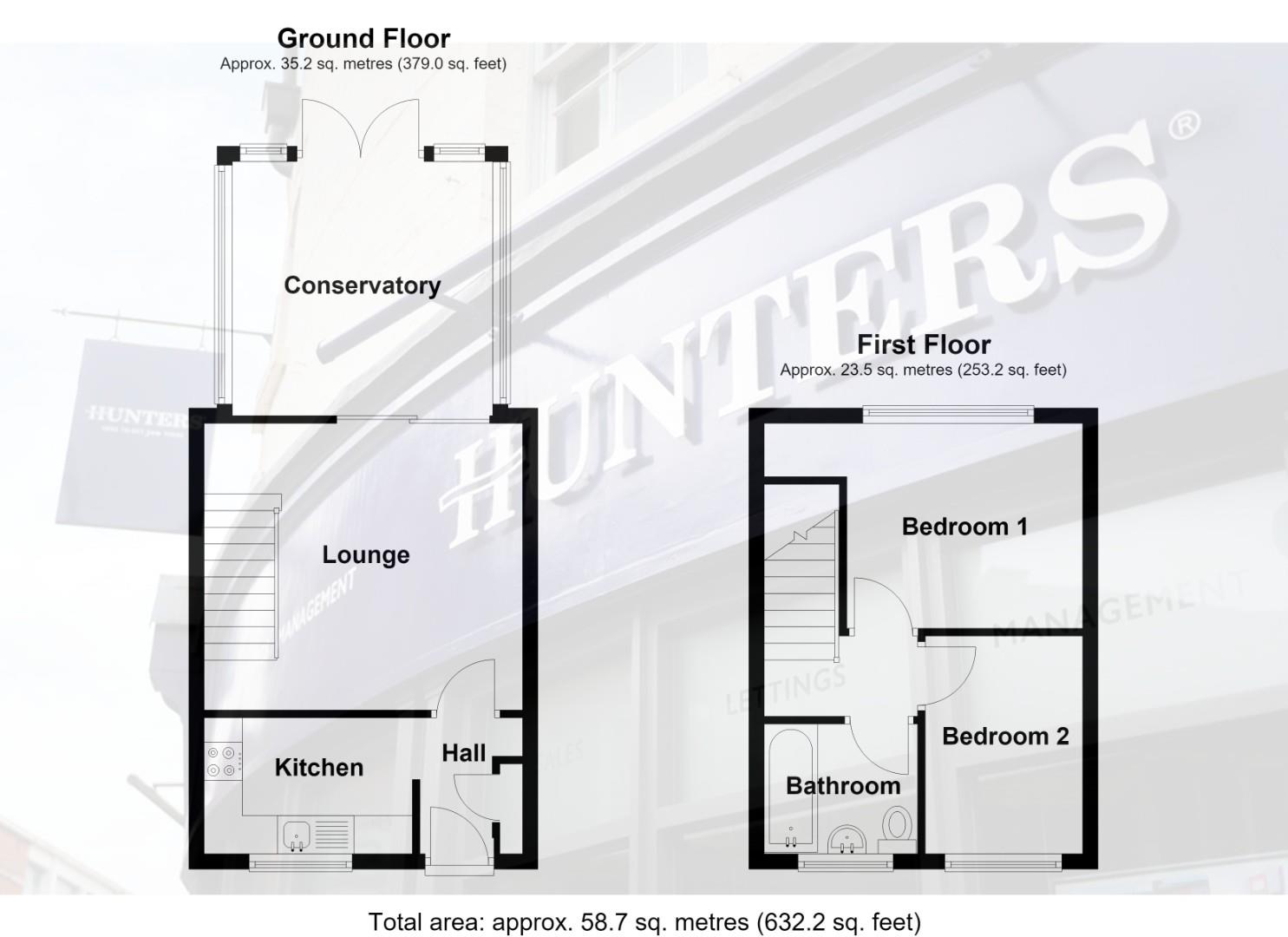 8, Laneshaw Close, Darwen floorplan