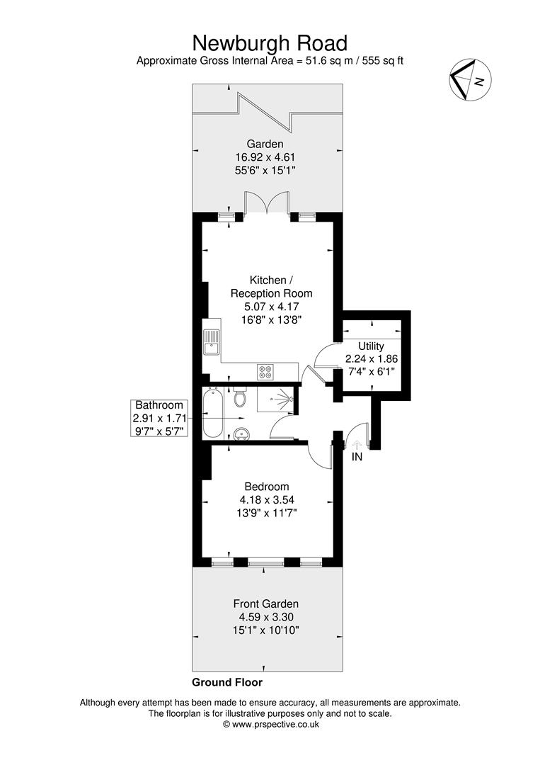 GF, 5, Newburgh Road, London floorplan