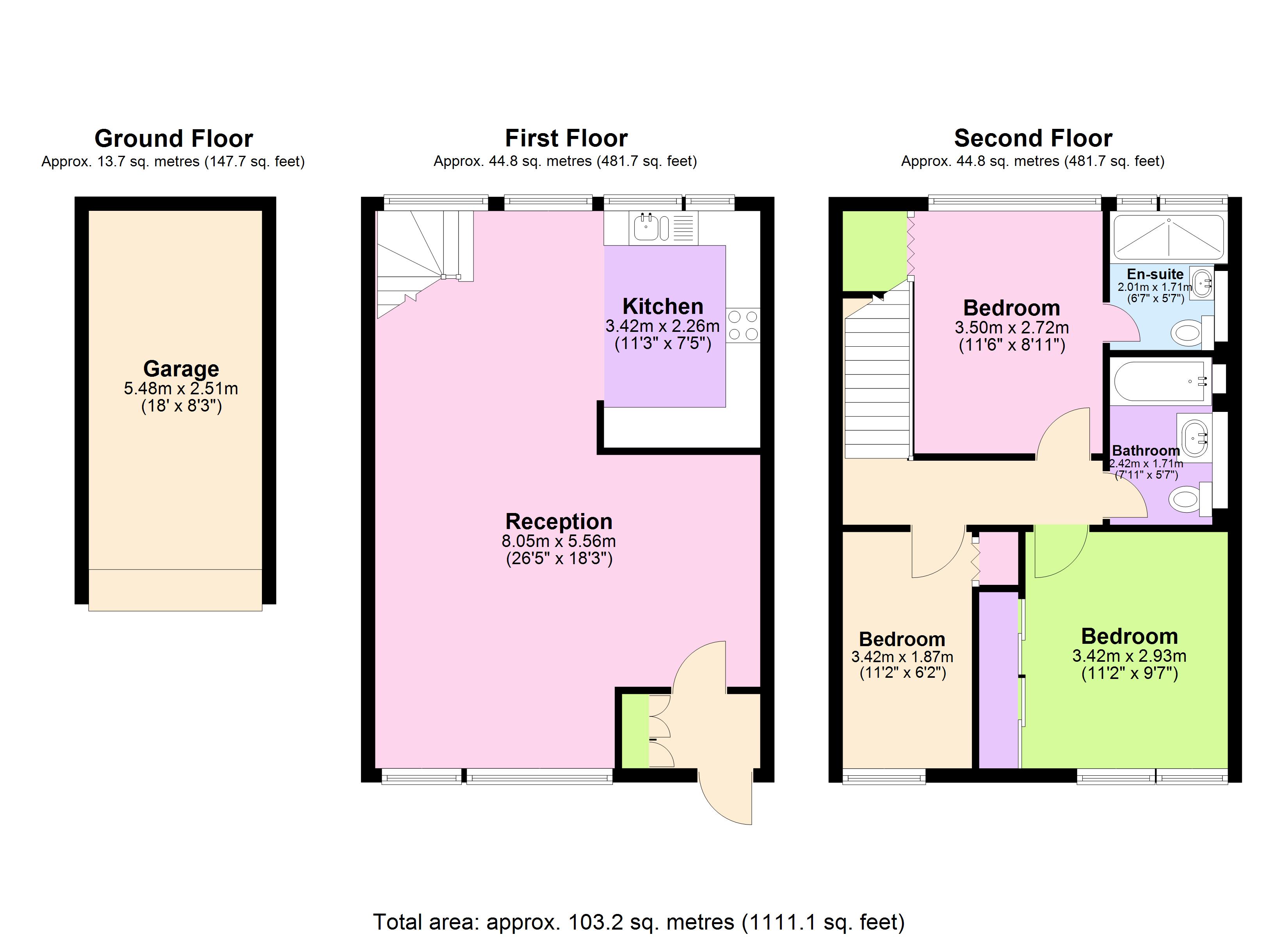 19, South Row, Blackheath floorplan