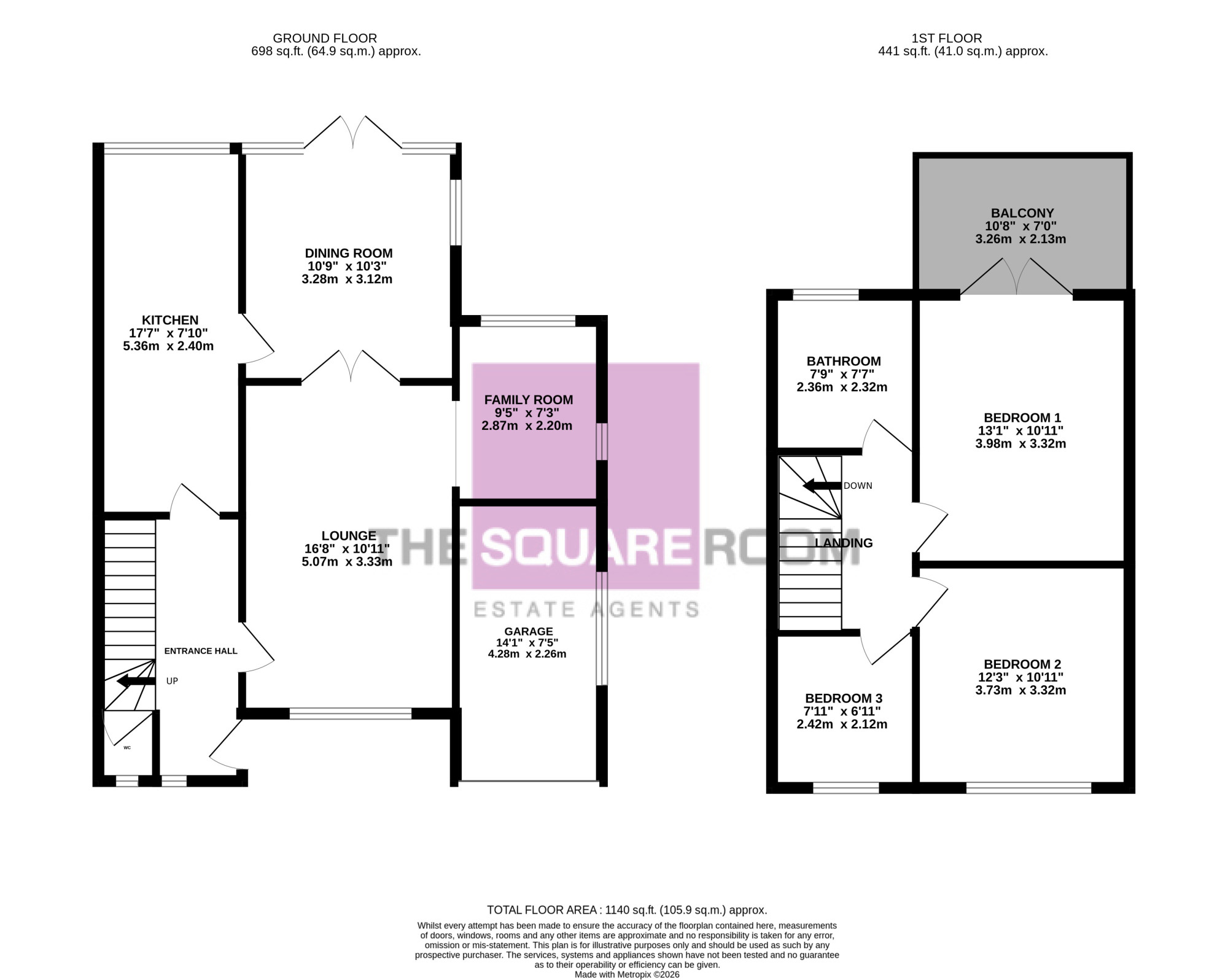 217, Normoss Road, Blackpool floorplan