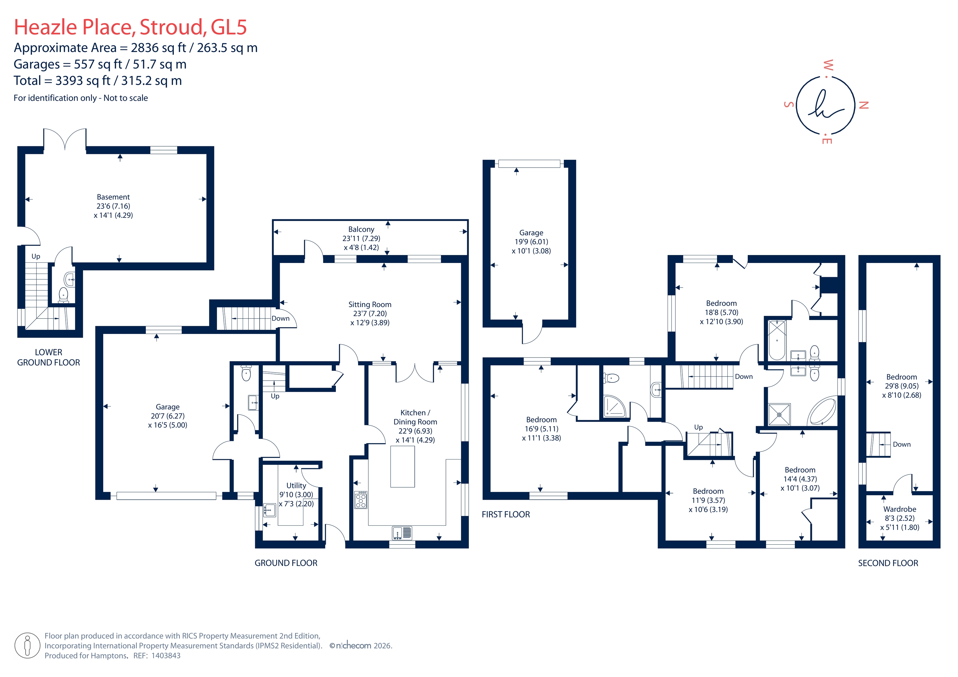 3, Heazle Place, Stroud floorplan