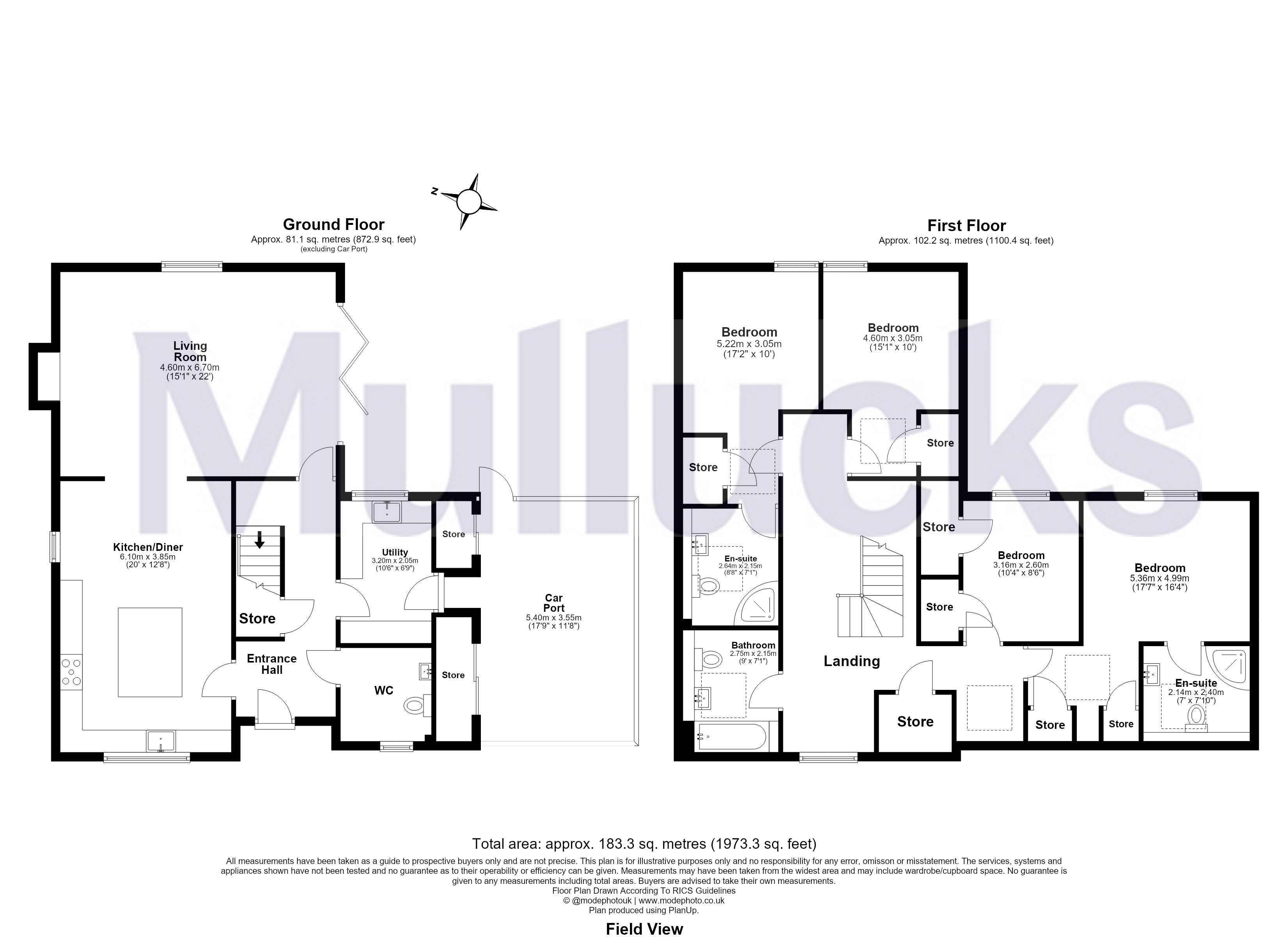 1, Field View, Nr Saffron Walden floorplan