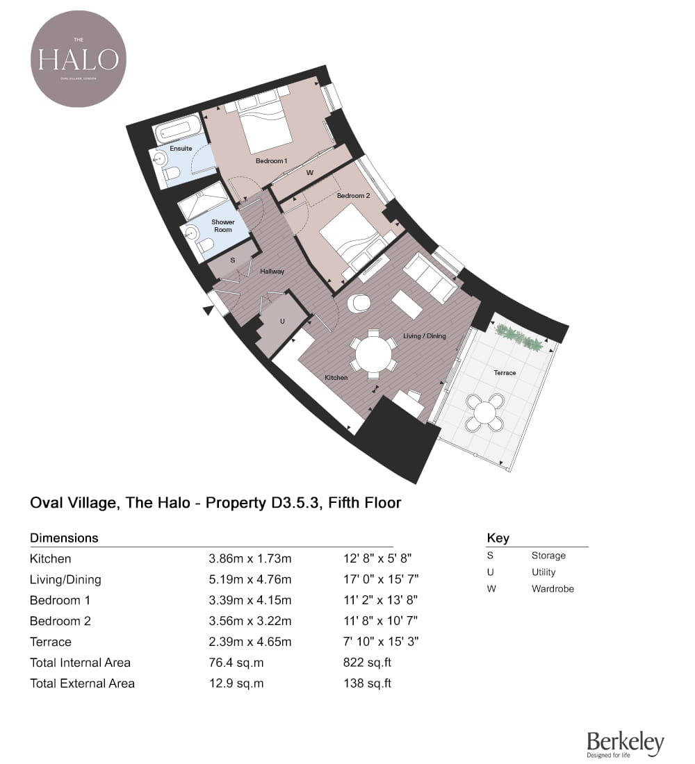 D3.5.3, Oval, Se11 5Qy, Oval floorplan