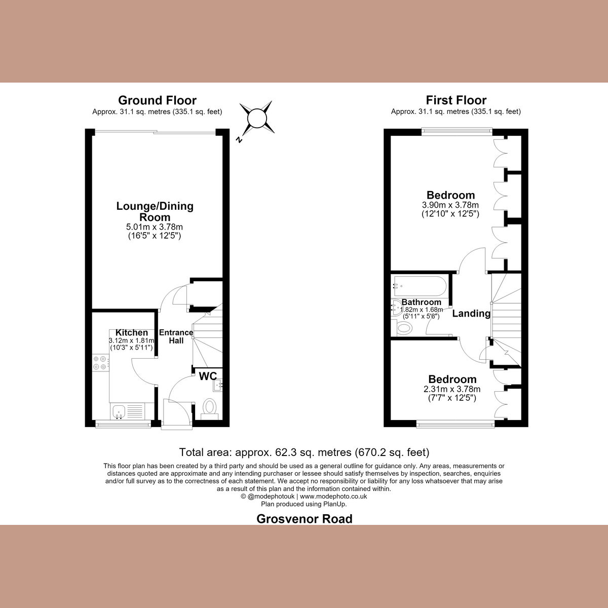 31, Grosvenor Road, Rayleigh floorplan