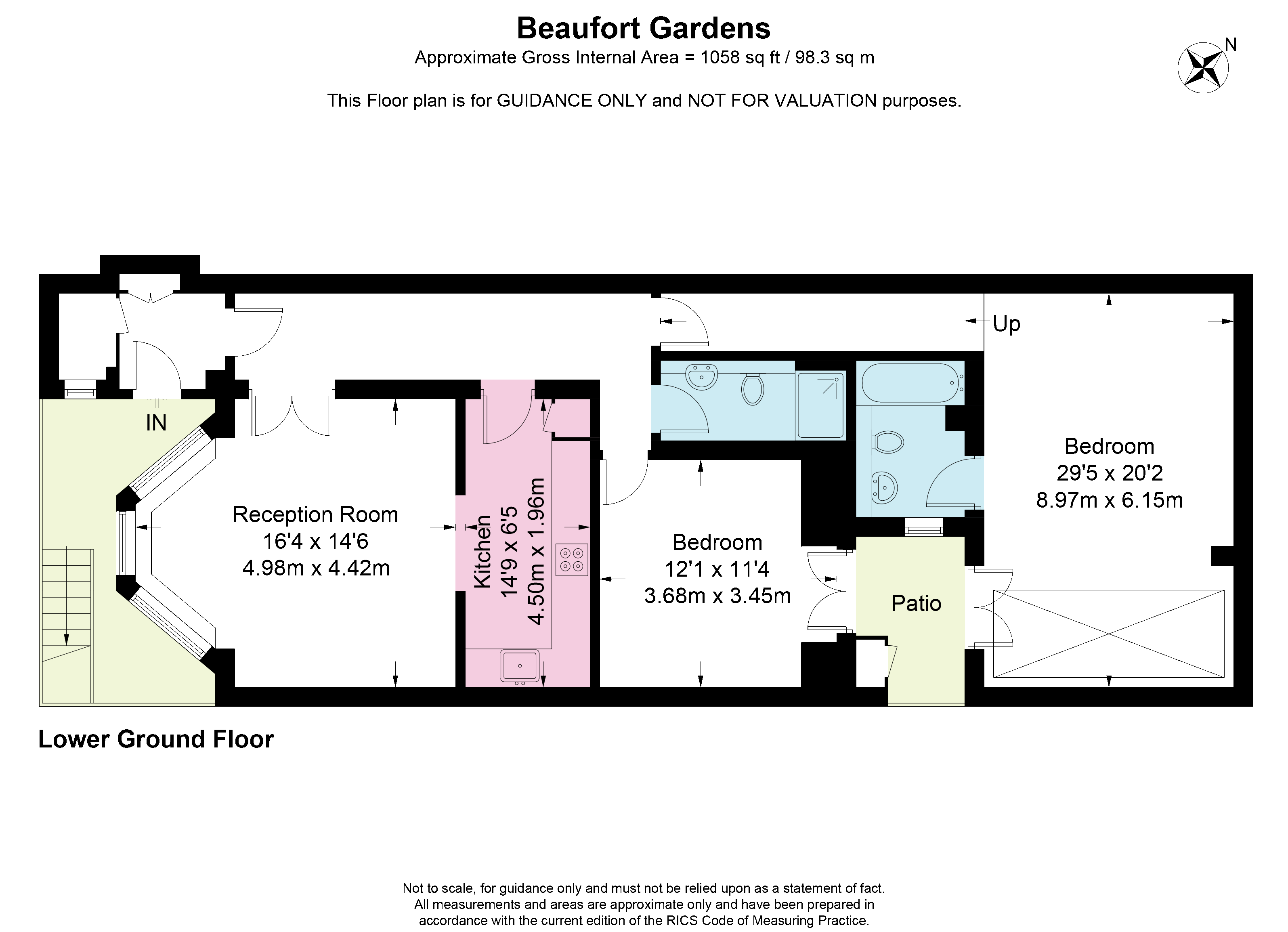 2 Bedrooms Flat to rent in Beaufort Gardens, London SW3