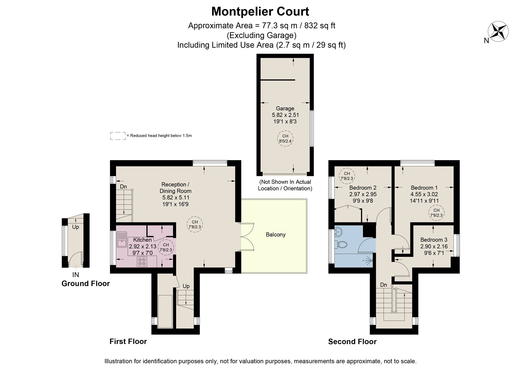 124 Montpelier Court,, Kempton Walk, Croydon floorplan