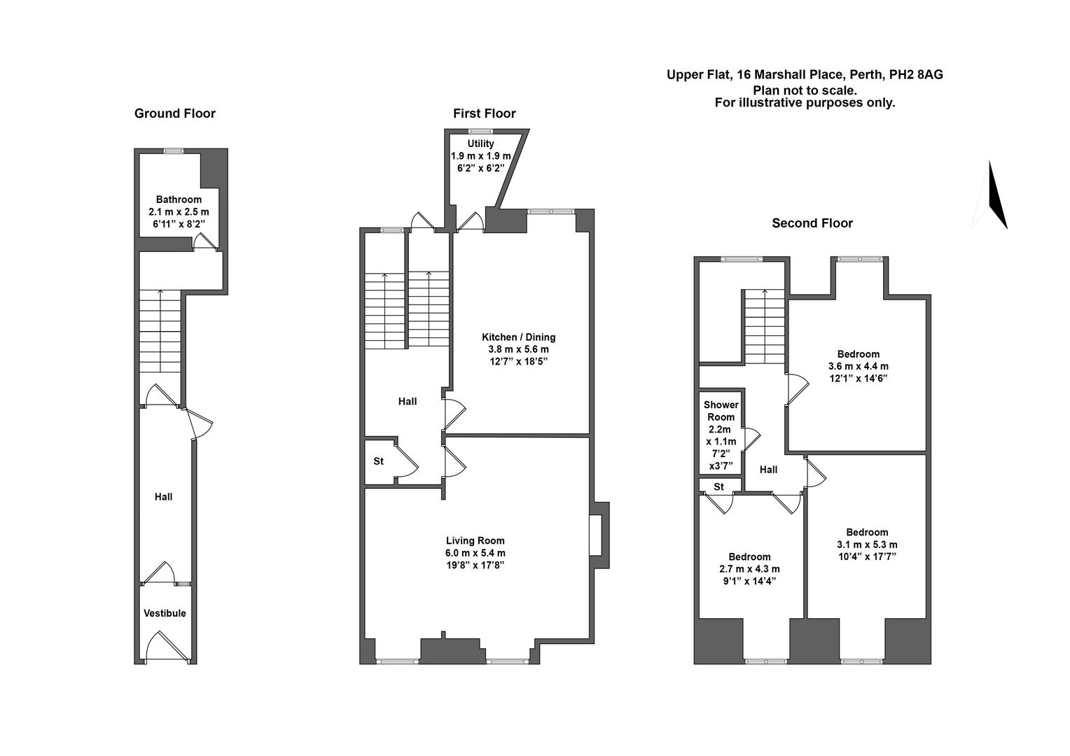 Marshall Place, Perth PH2, 3 bedroom for sale 64323009