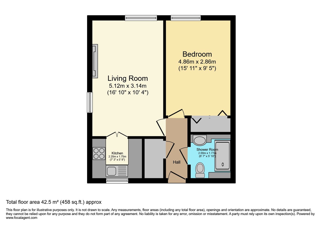 Apartment 32, 9, Manor Avenue, Manchester floorplan