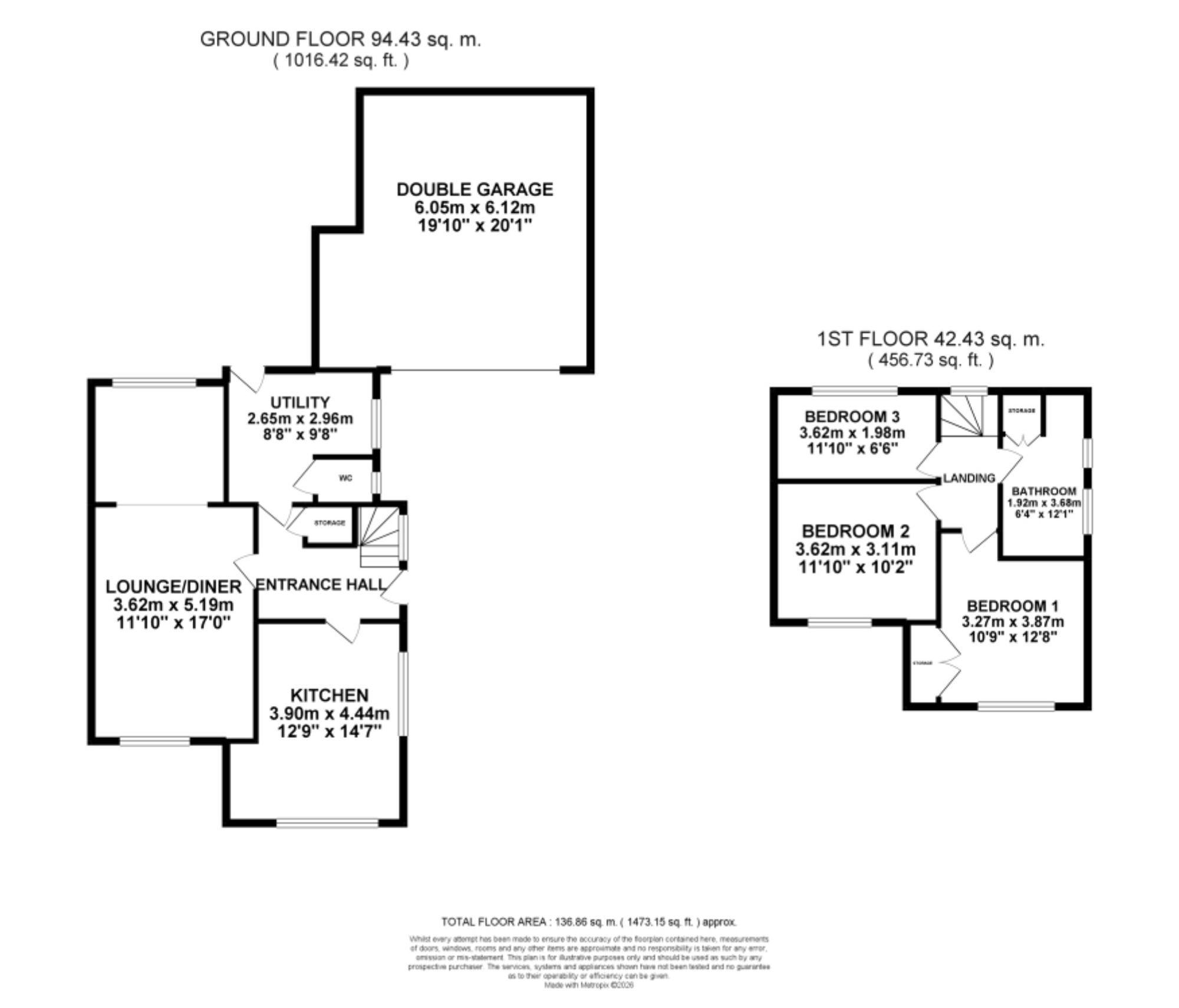 272 Sandon Road, Stoke-On-Trent floorplan
