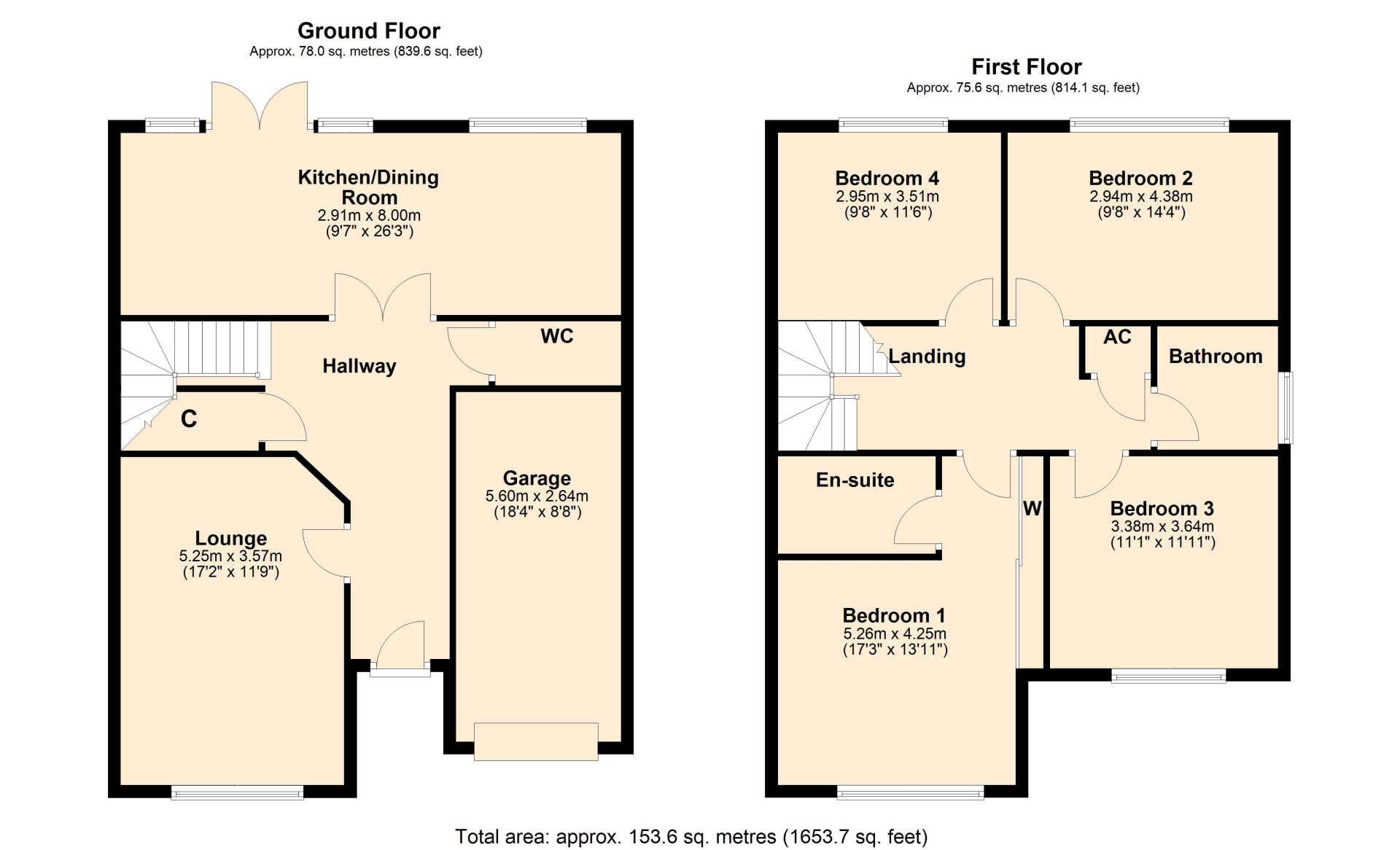 7, St. Olave Close, Daventry floorplan
