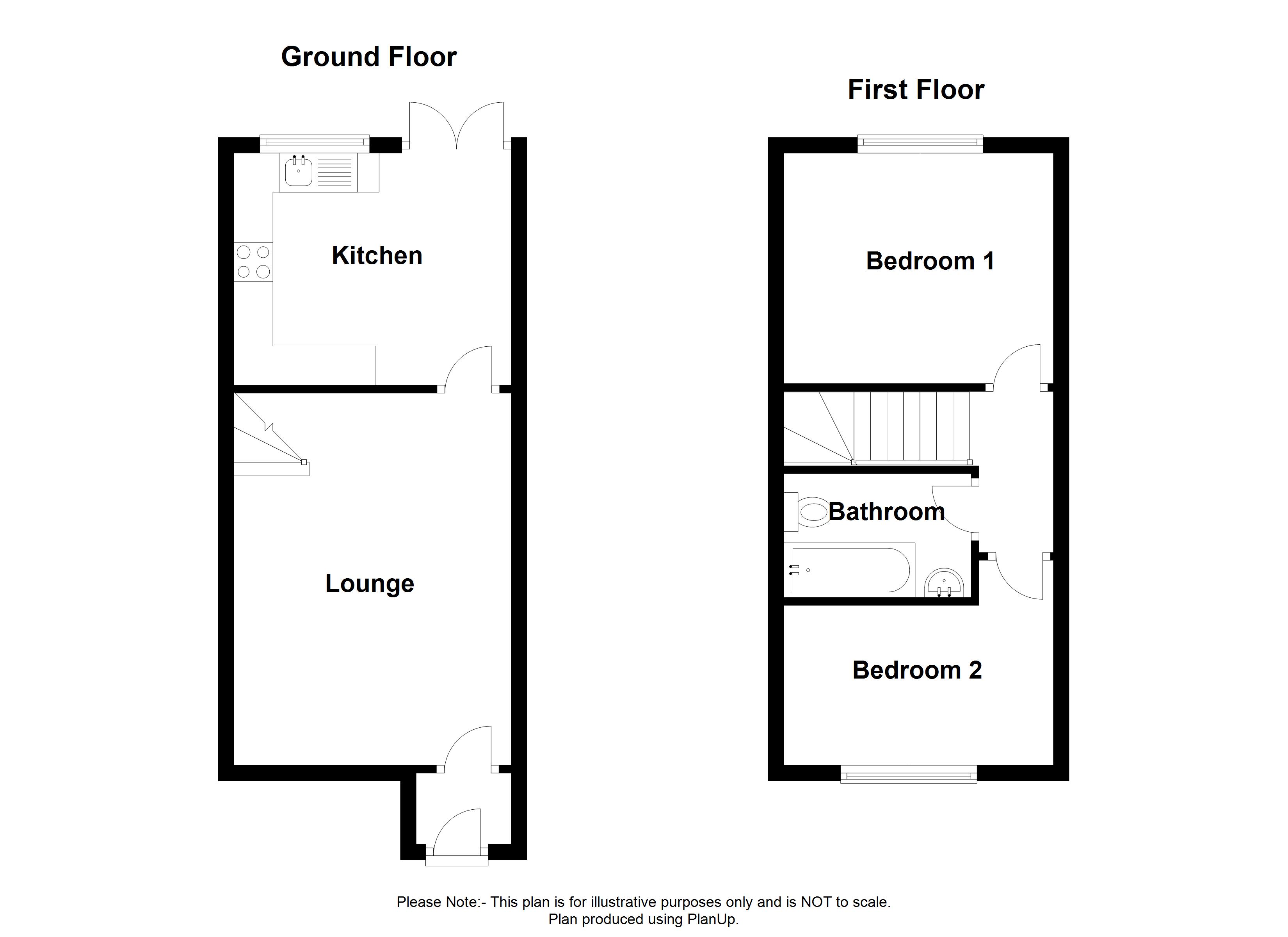 Heol Y Cyw, Birchgrove, Swansea SA7, 2 bedroom terraced house for sale