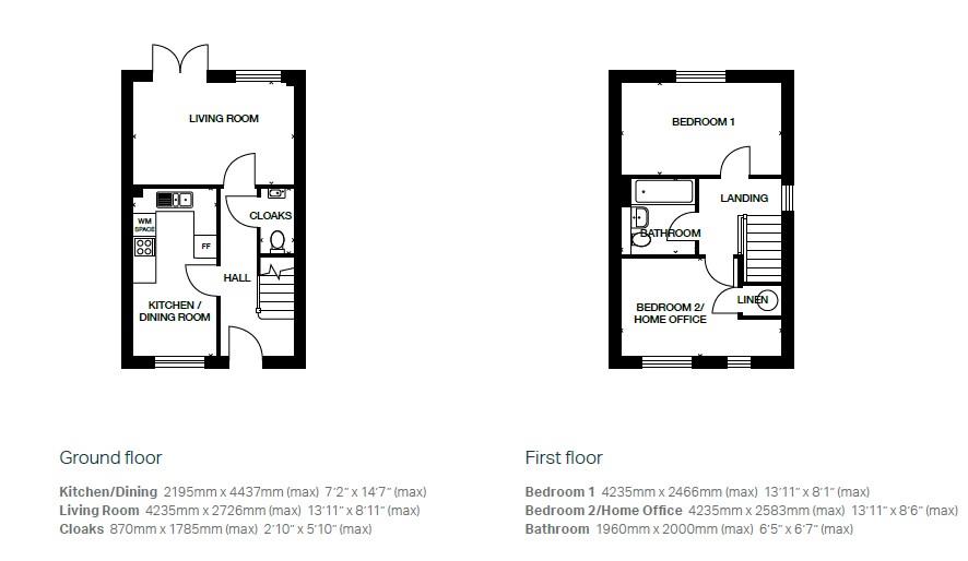 Plot 13 - The Gainsborough, Castle Green, Winkleigh floorplan