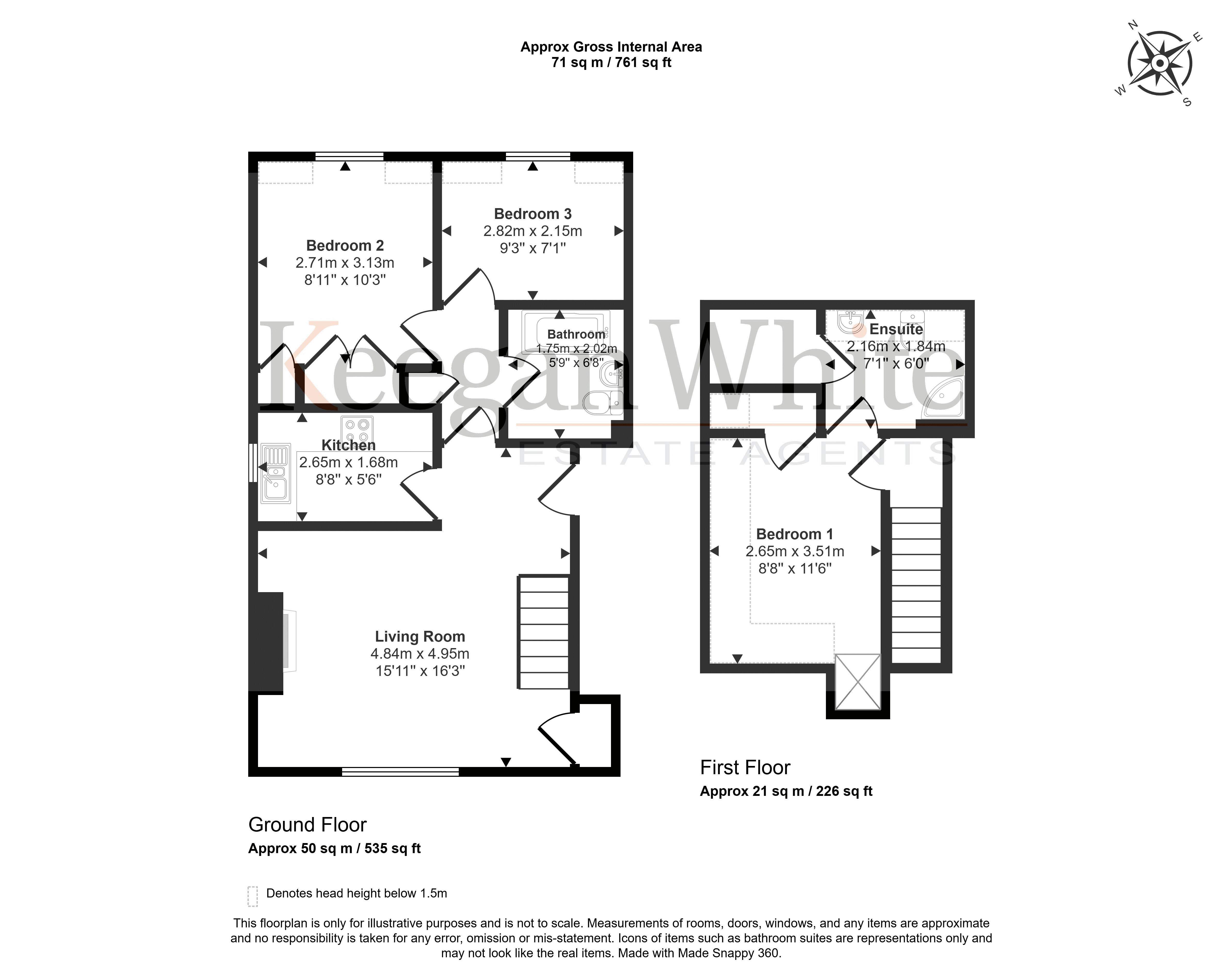 Bassetsbury Lane - No Chain - Peaceful Setting floorplan