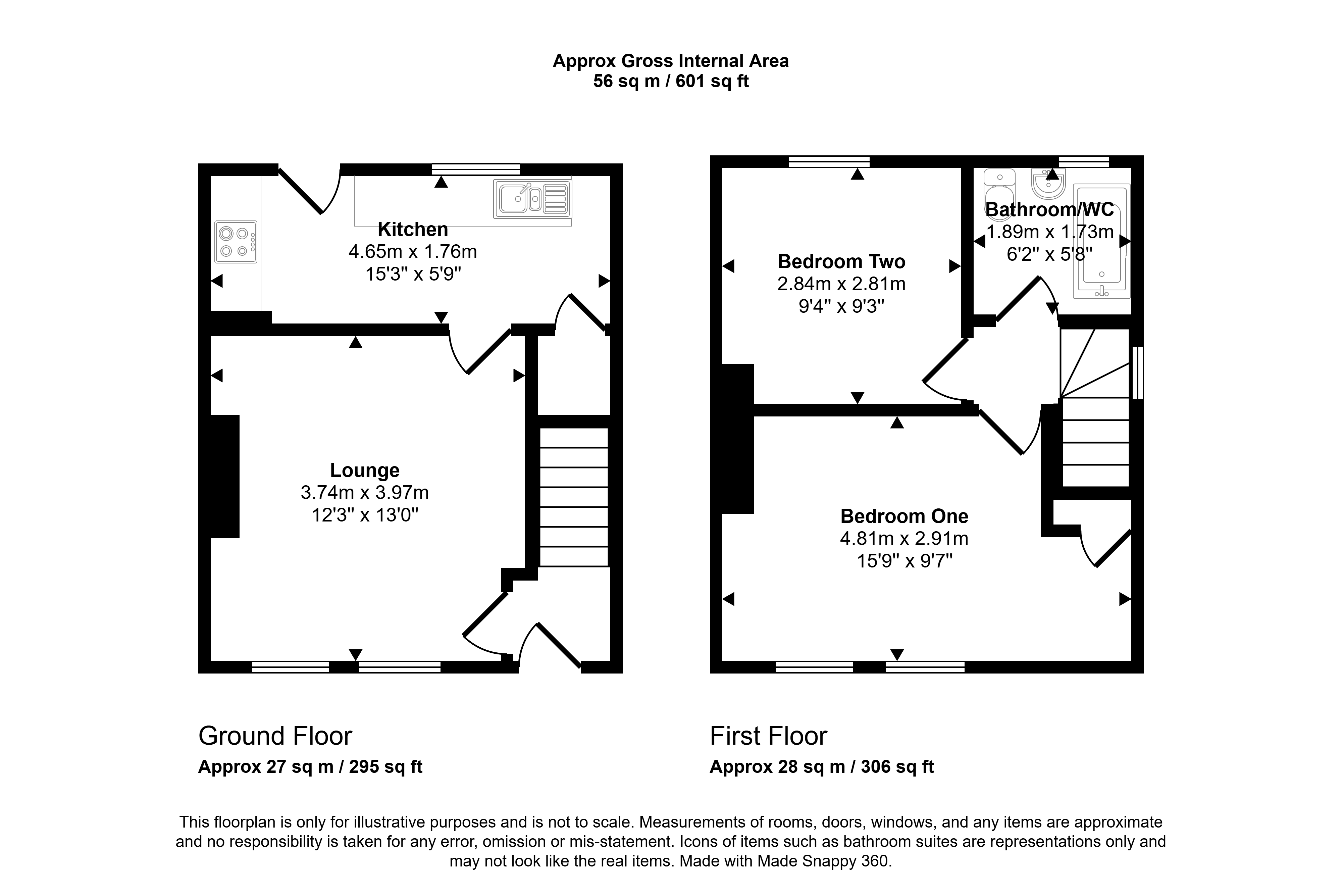 47, Holywell Avenue, Newcastle upon Tyne floorplan