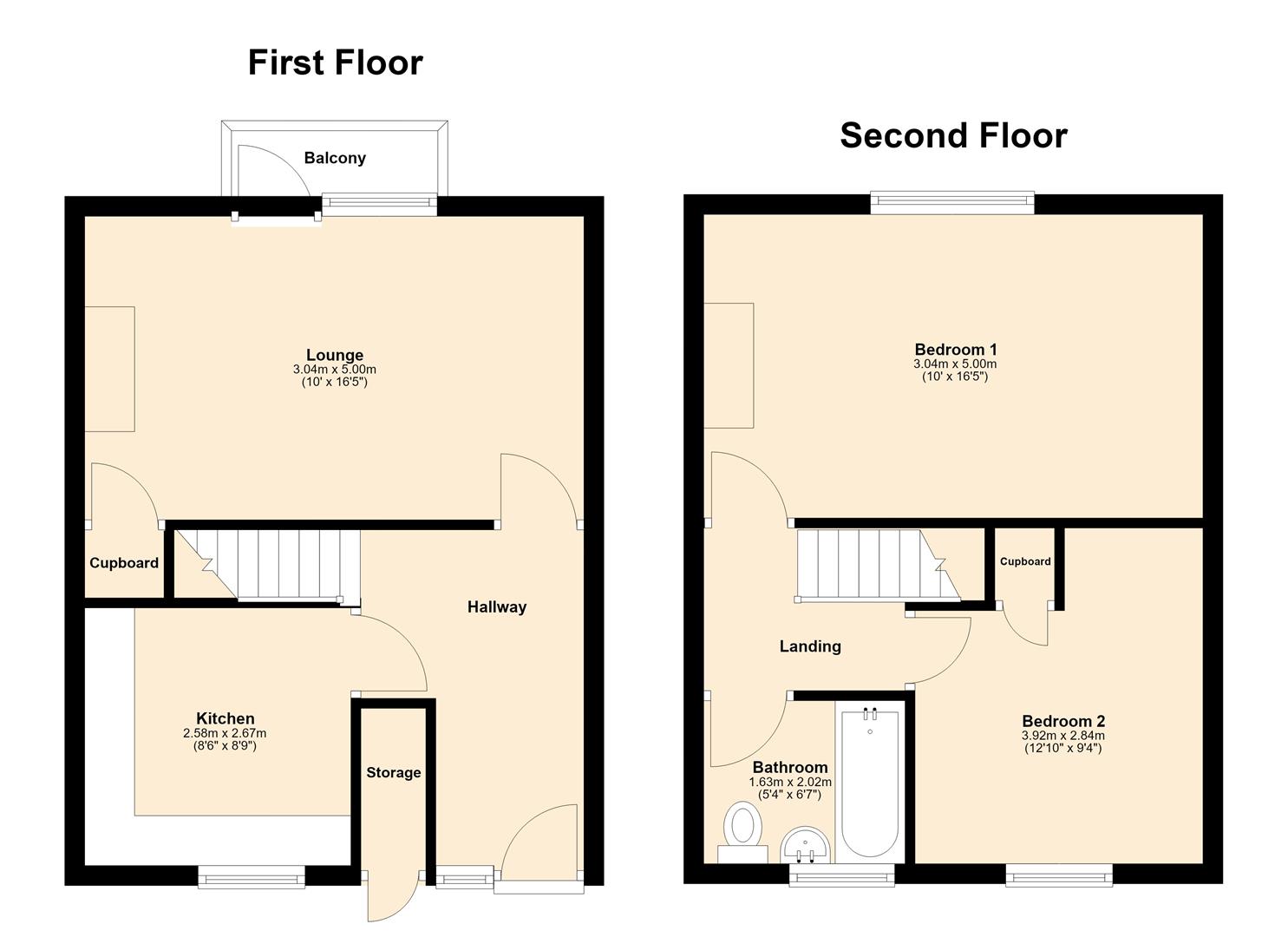 Barra Hall Road, Hayes floorplan