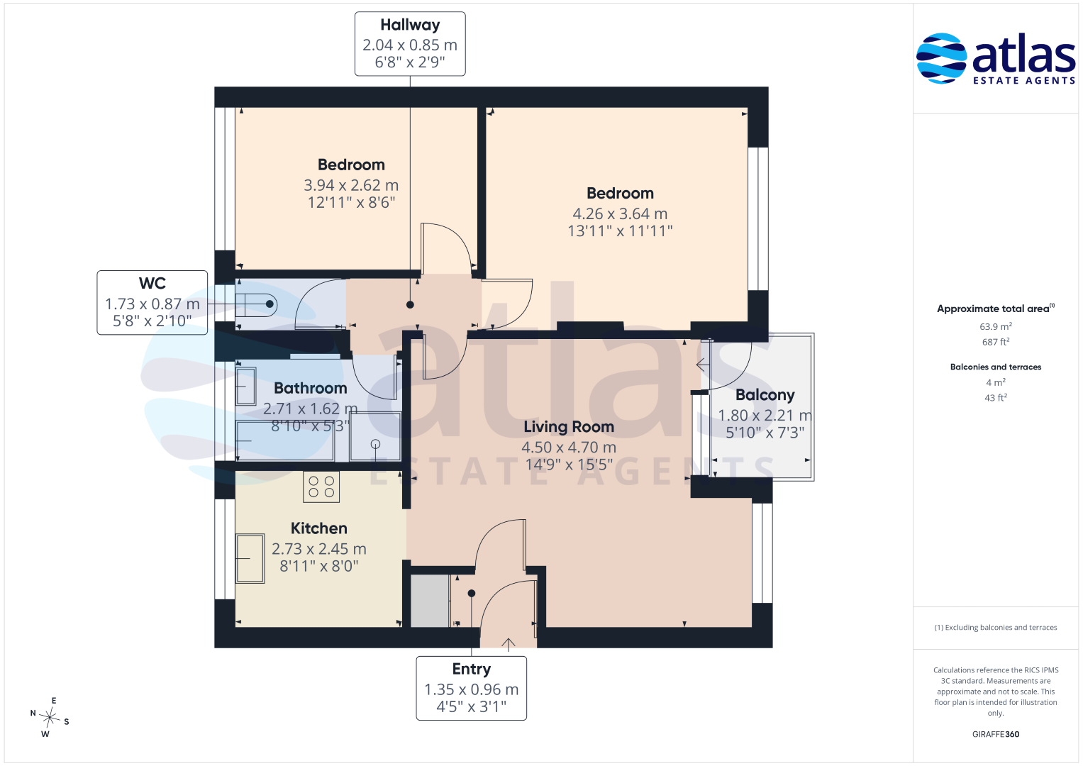 24, Eton Court, Liverpool floorplan