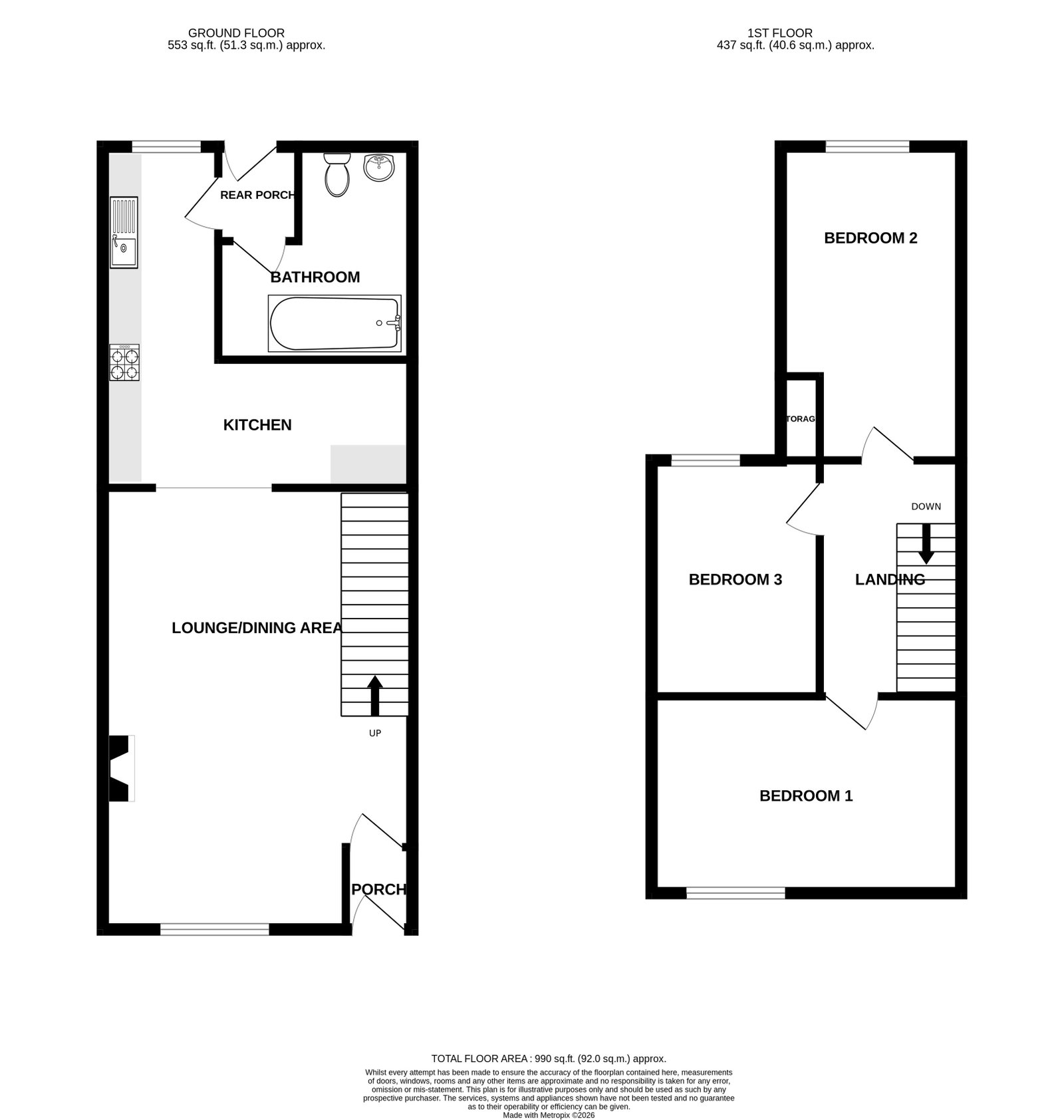 235, Clydach Road, Swansea floorplan