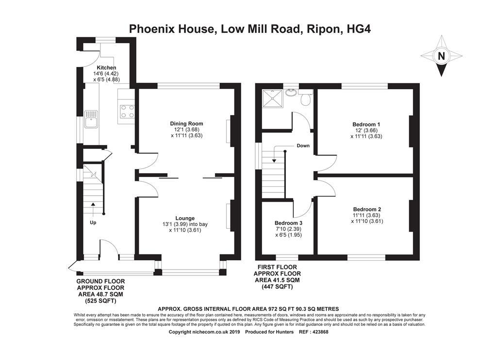 3 Bedrooms Semi-detached house for sale in Low Mill Road, Ripon HG4