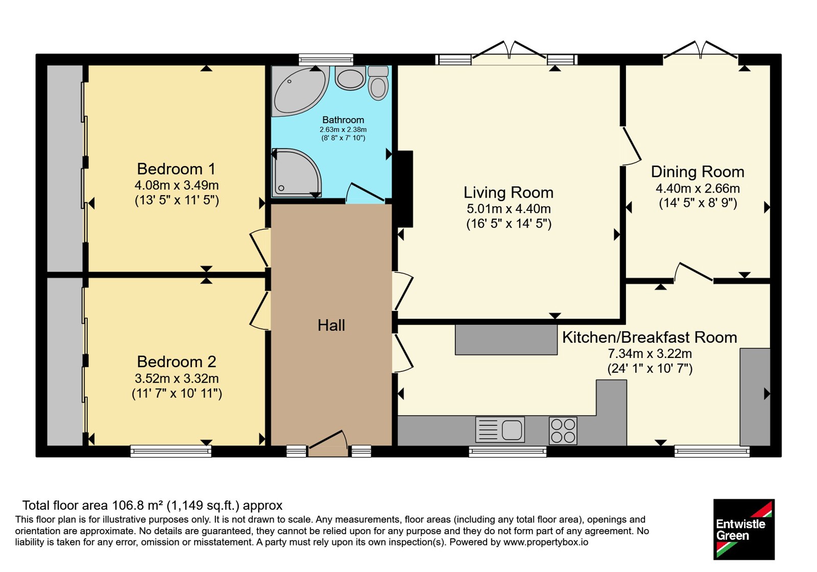 3, Whiterails Drive, Lancashire floorplan