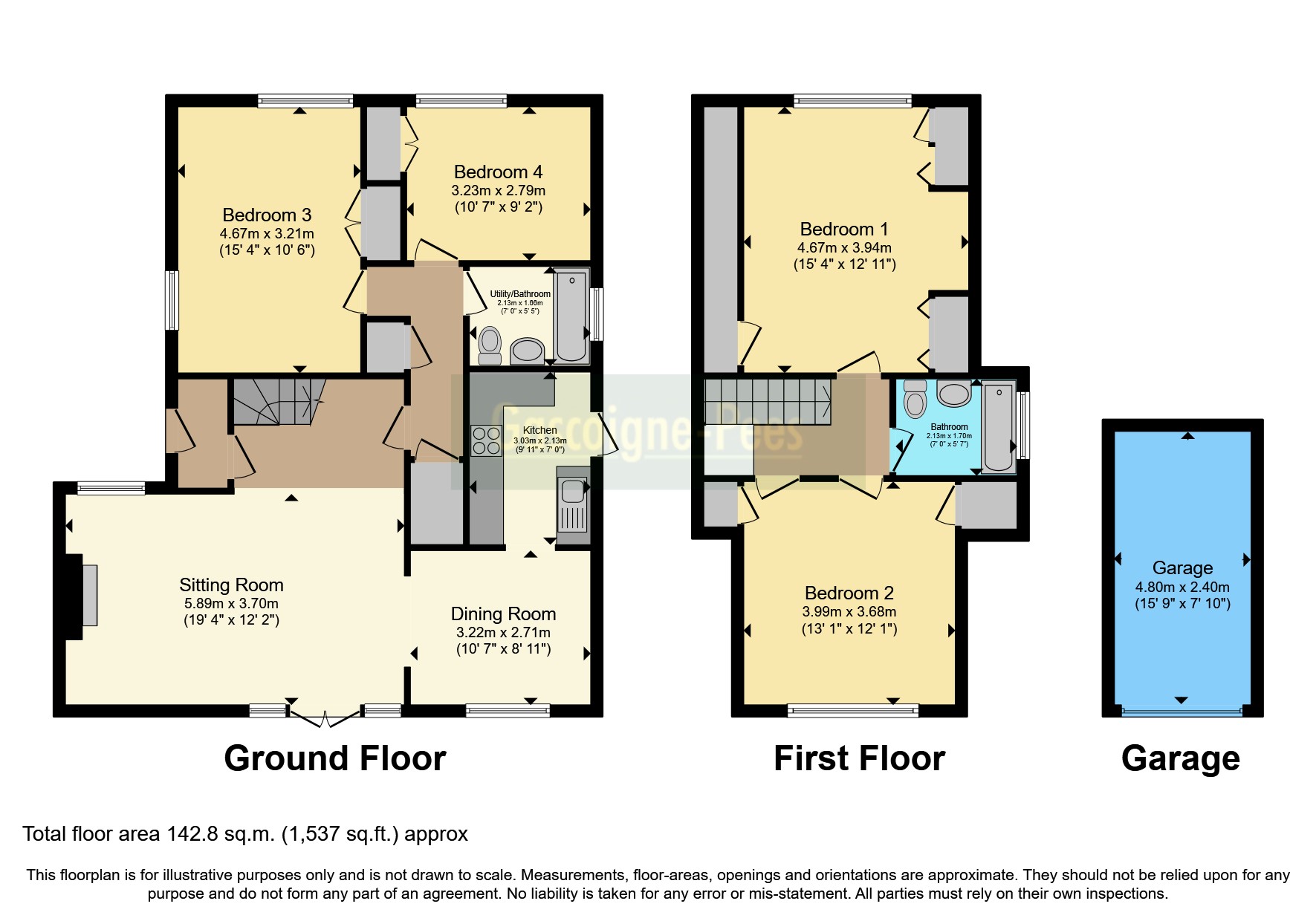 Barn Meadow Lane, Great Bookham, Leatherhead, Surrey KT23, 4 bedroom detached house for sale