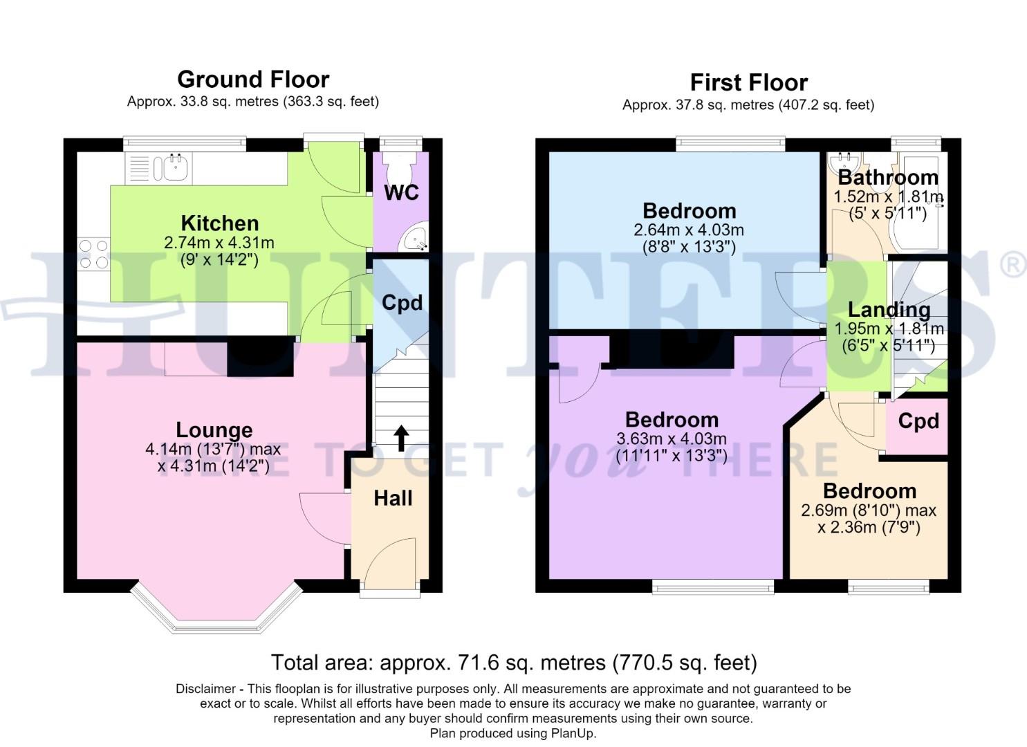 72, Northridge Road, Manchester floorplan