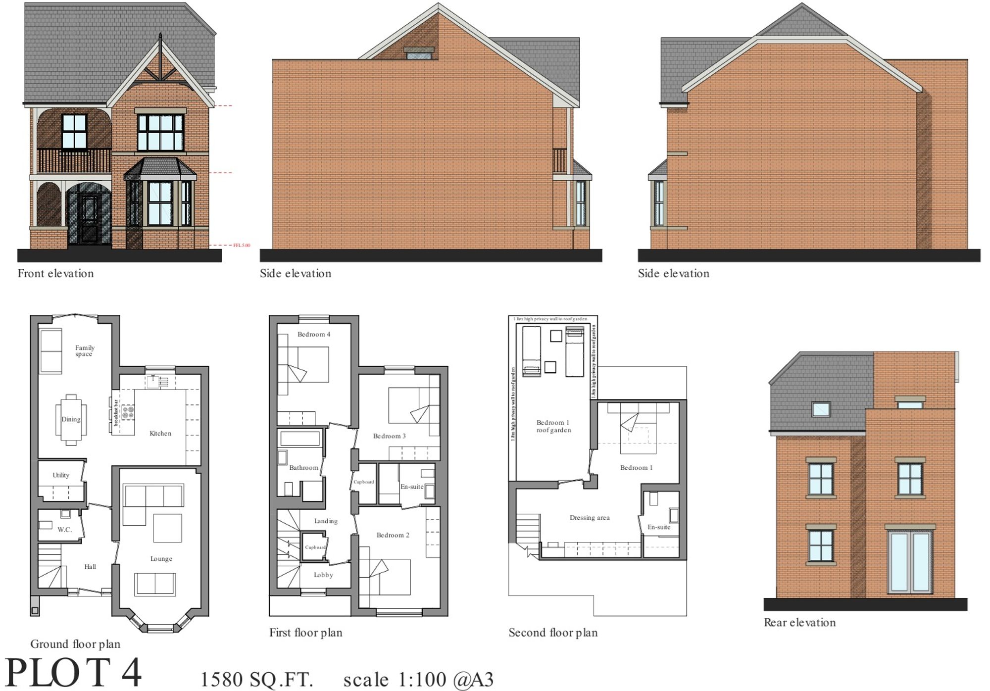 Plot 4, Abbey Road, Grimsby floorplan