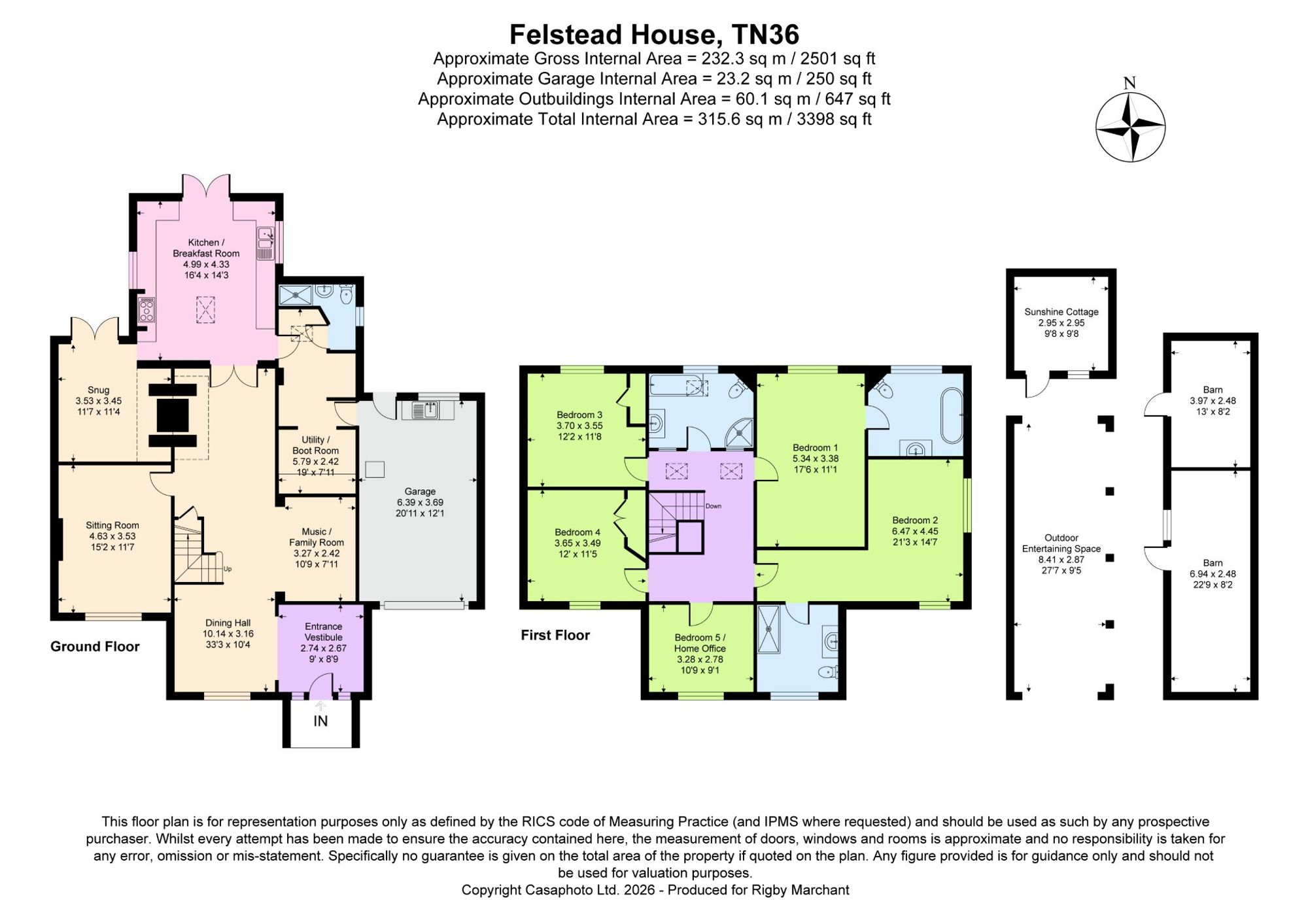 Felstead House Main Road, Winchelsea floorplan