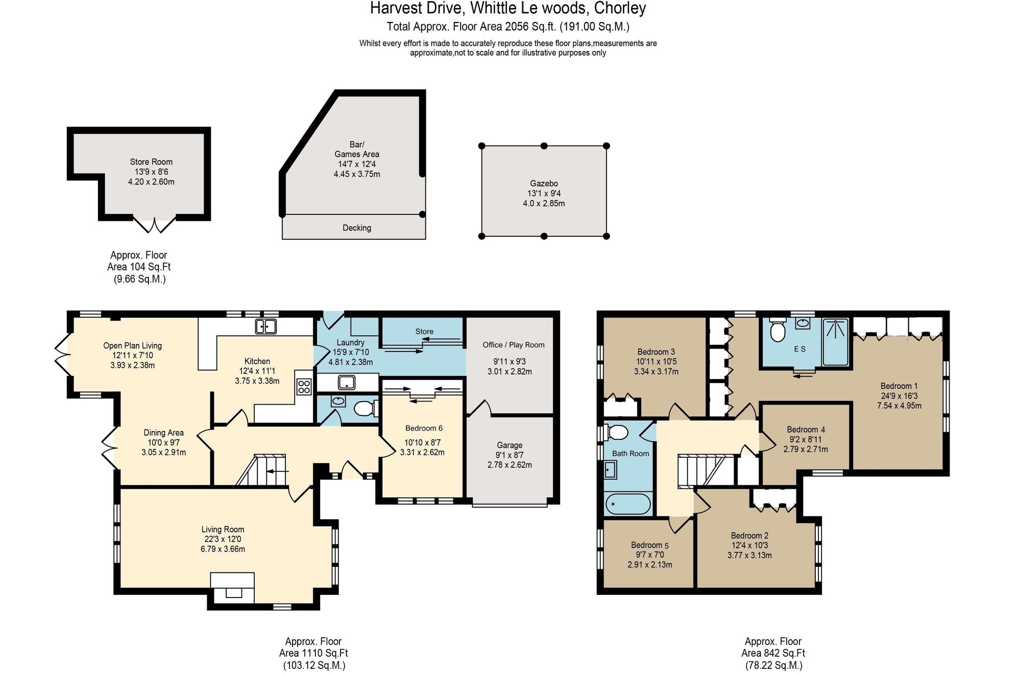 22 Harvest Drive, Chorley floorplan