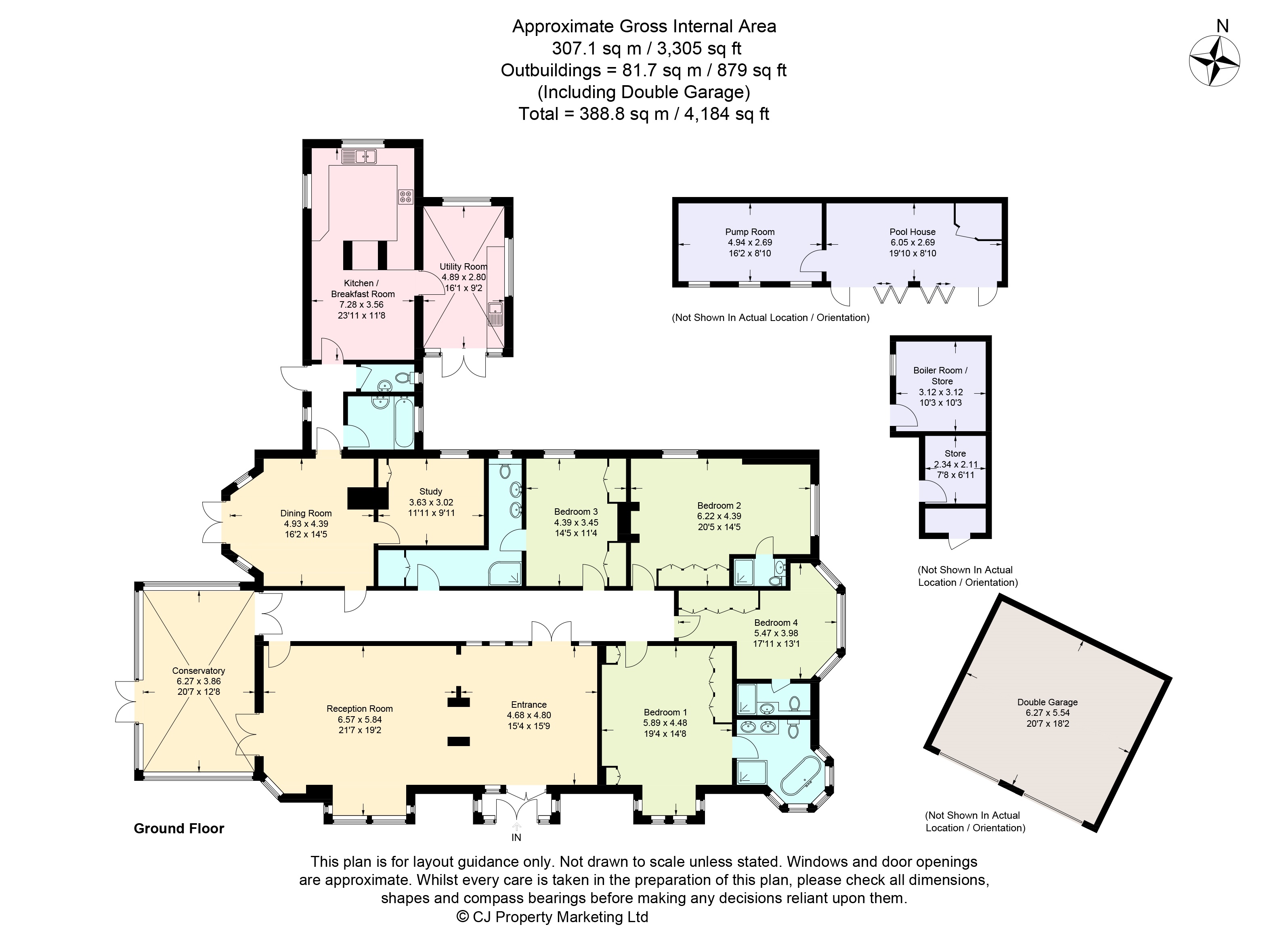 Fairfield Lodge,, Hollybush Hill, Stoke Poges floorplan