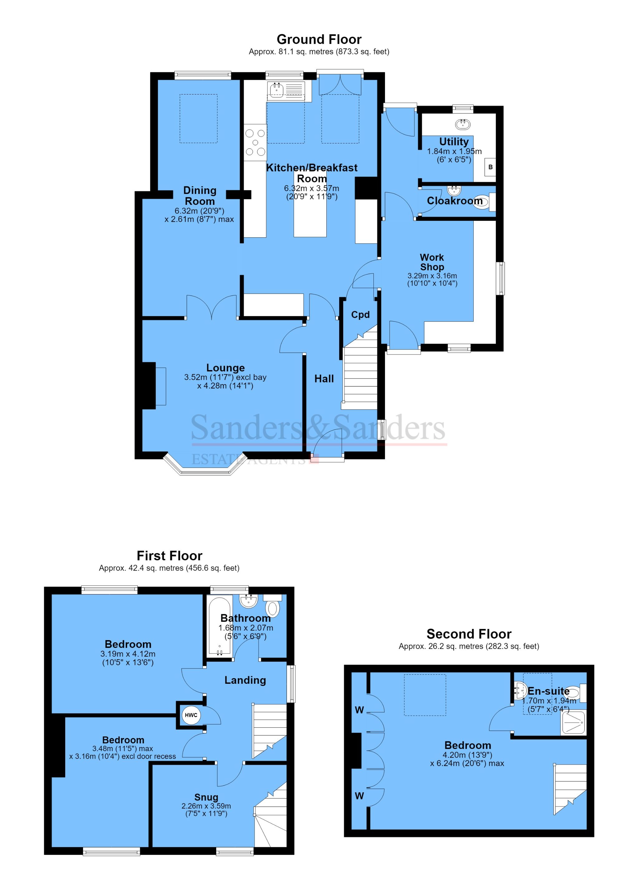 8 Crompton Avenue, Alcester floorplan