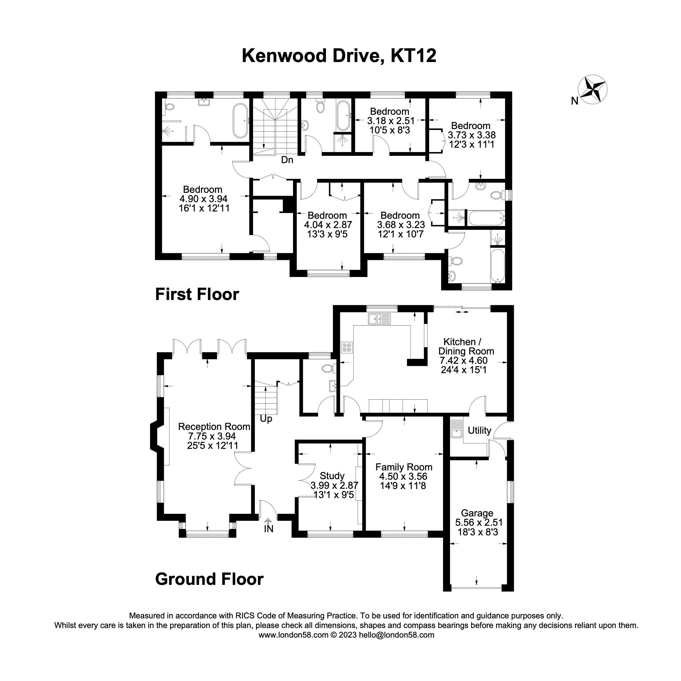 Kenwood Drive, WaltonOnThames KT12, 5 bedroom detached house for sale