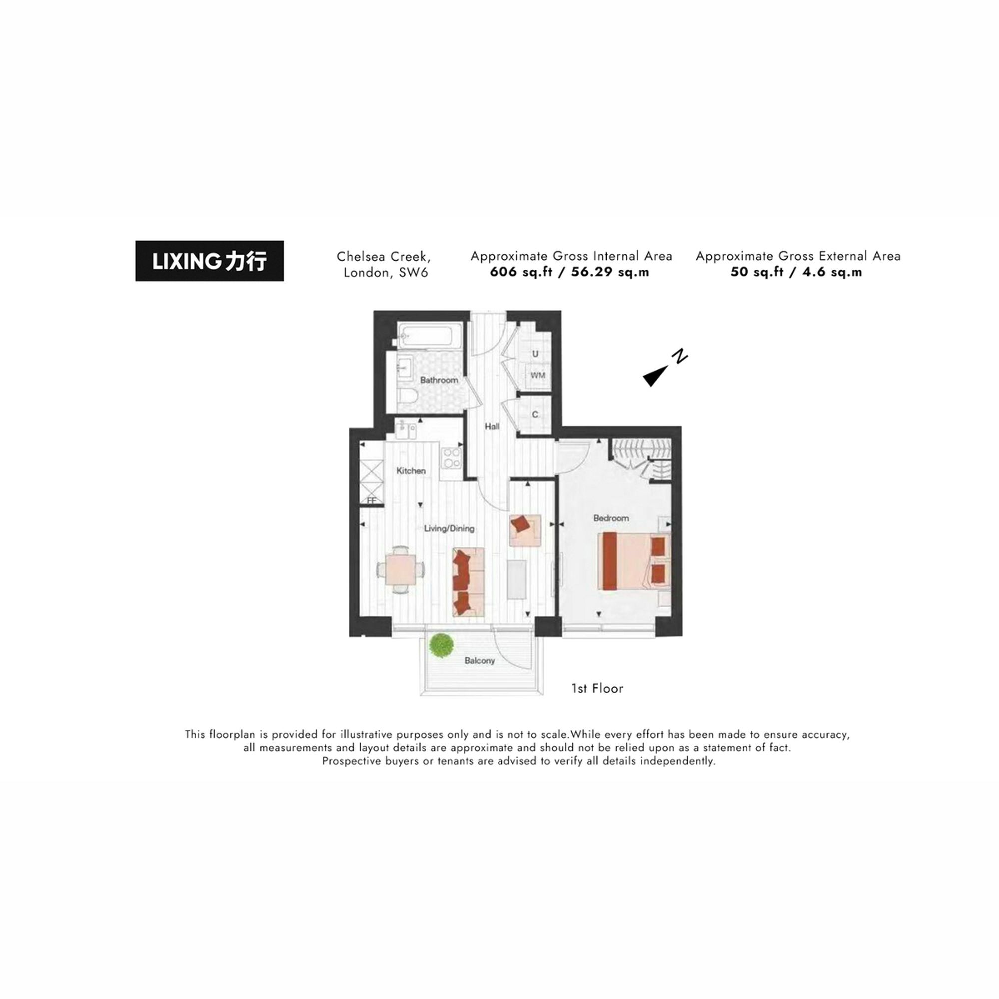 Flat 11, Savoy House, London floorplan