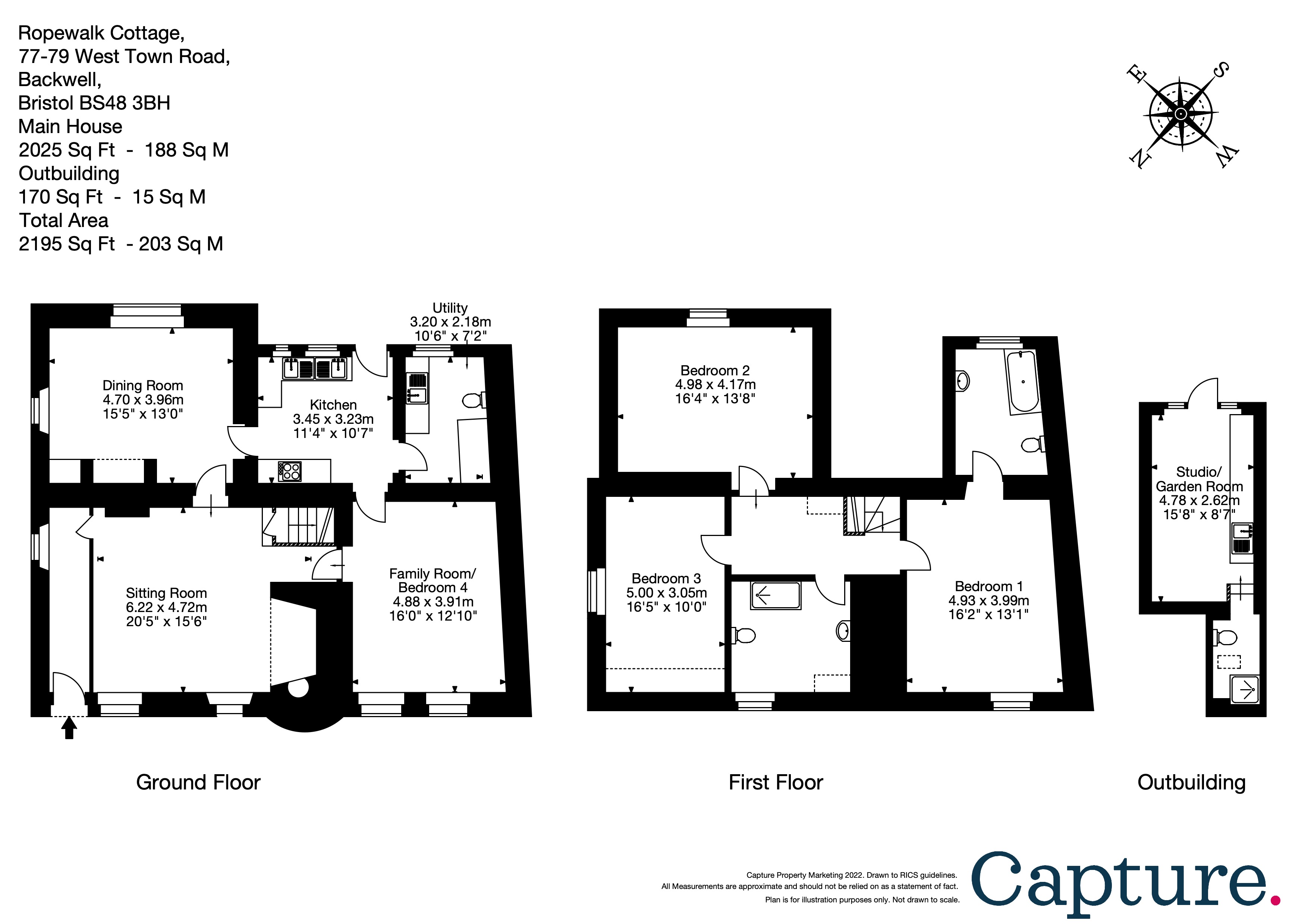 77, Ropewalk Cottage 77 West Town Road, Bristol floorplan
