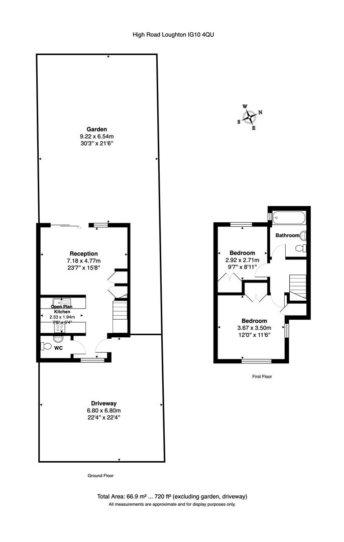 52, High Road, Loughton floorplan