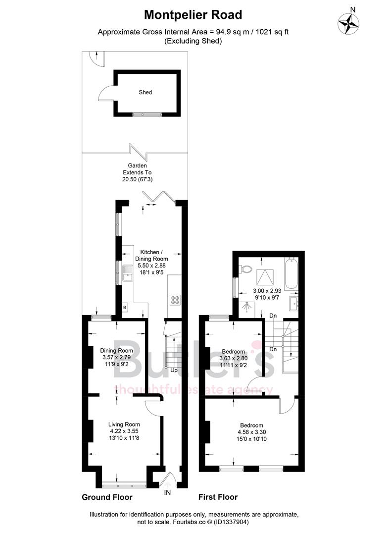 Montpelier Road, Sutton floorplan