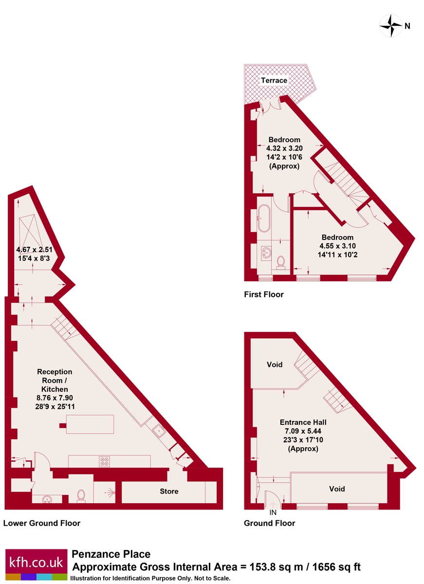 A, 9, Penzance Place, London floorplan