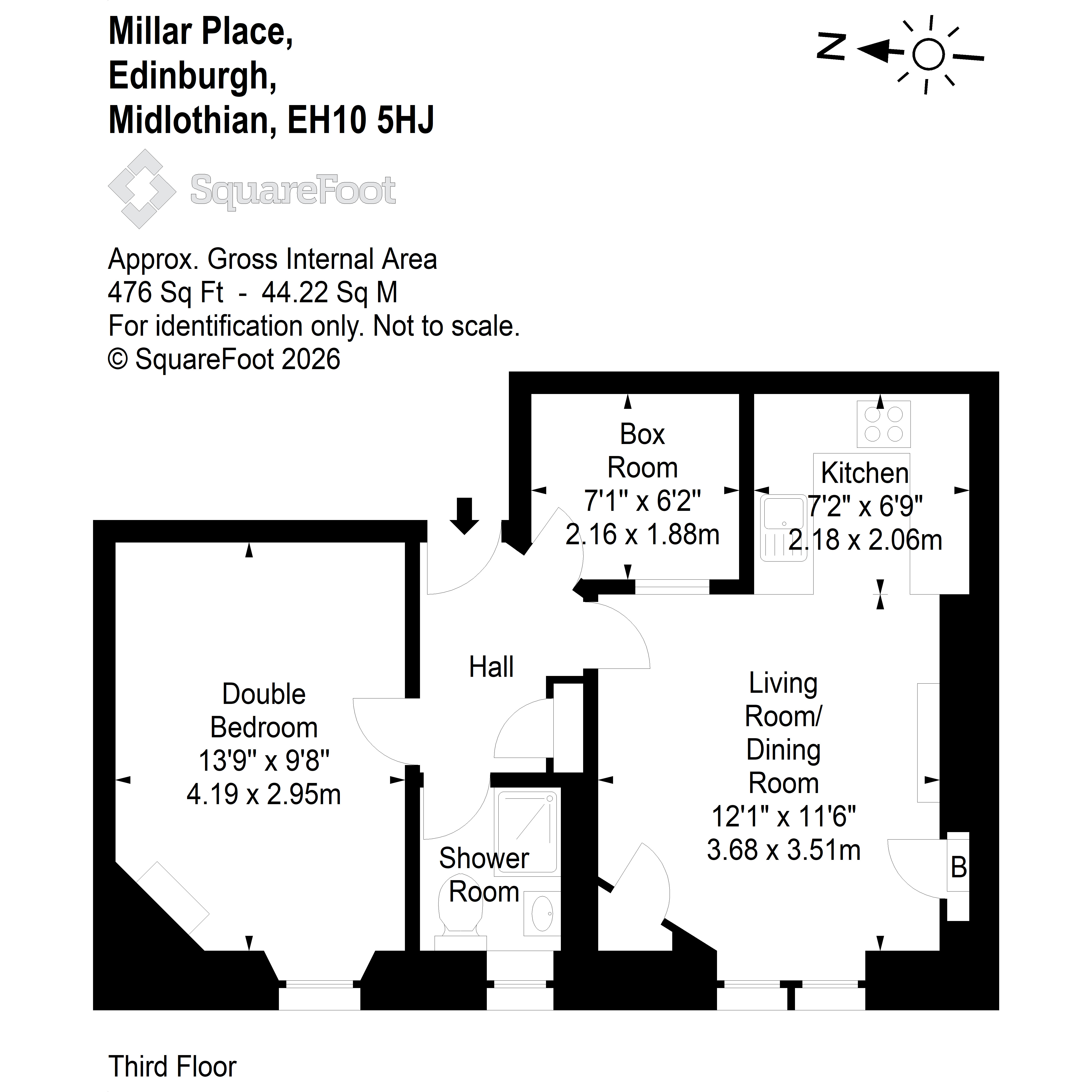 Millar Place, Edinburgh floorplan