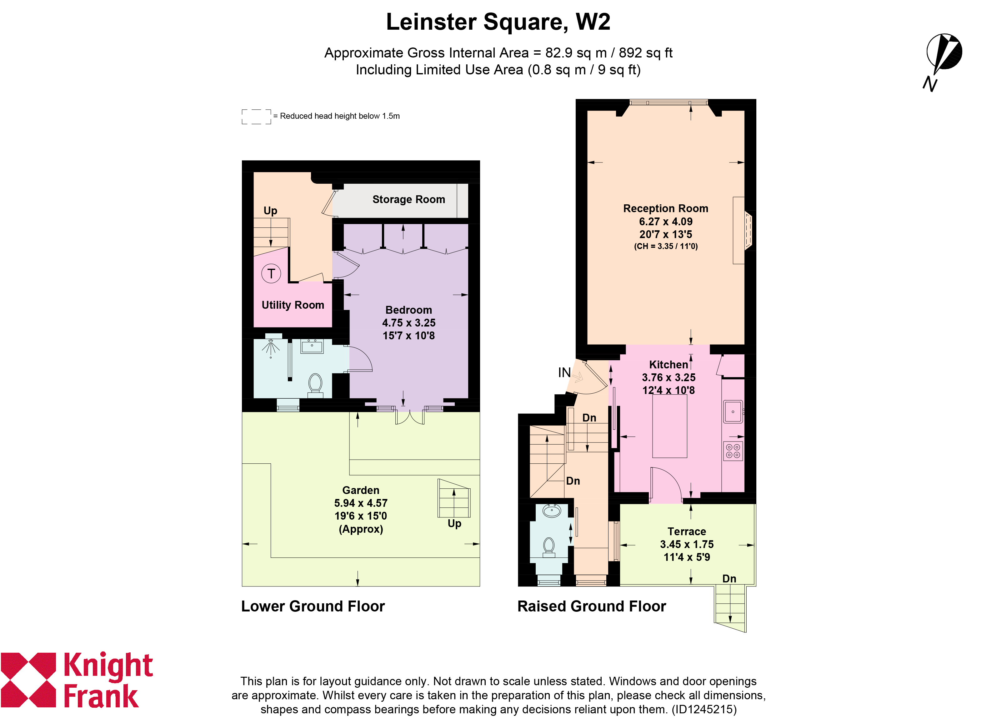 2, Leinster Square, London floorplan