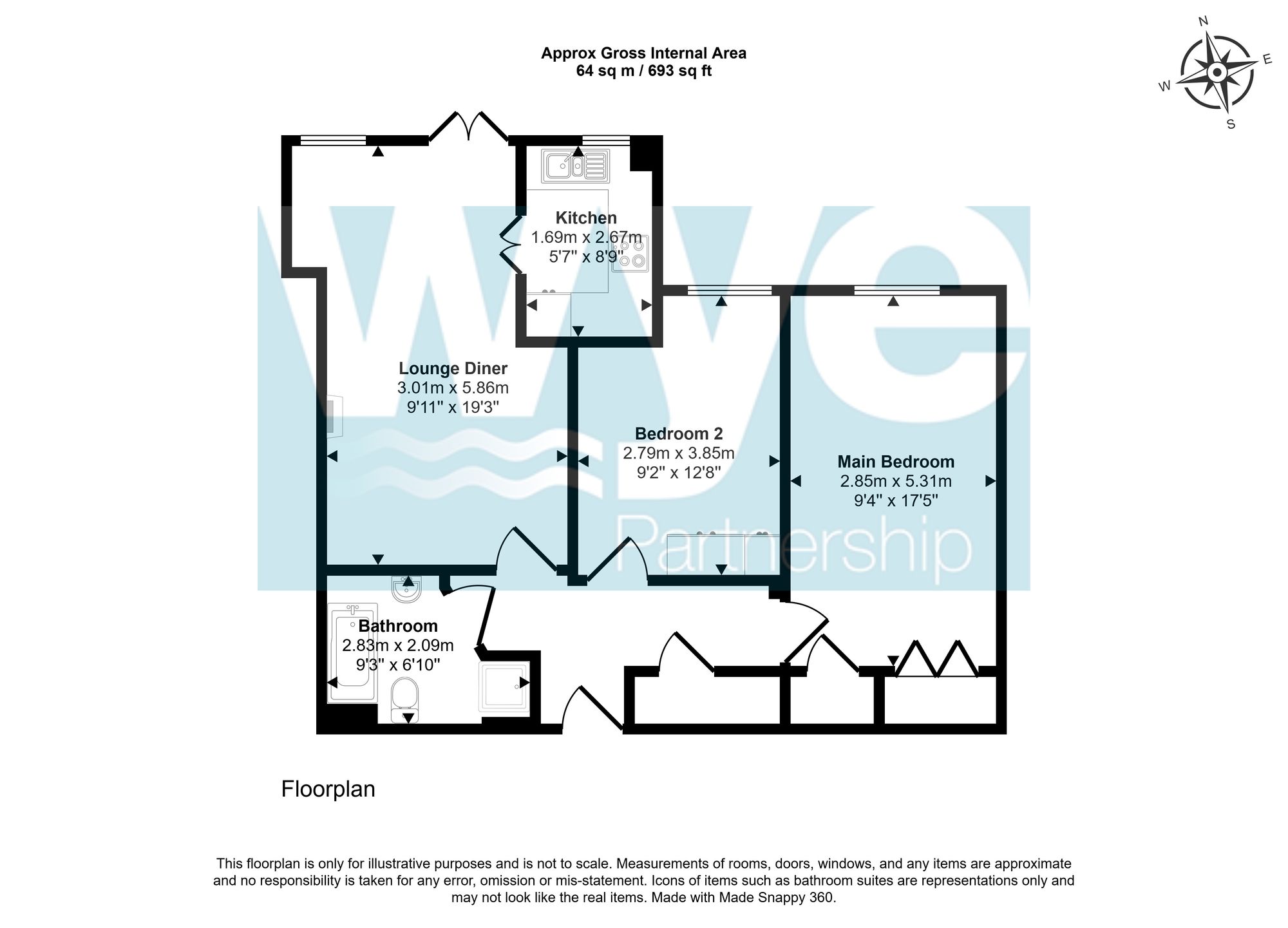 7 Hughenden Court Penn Road, High Wycombe floorplan