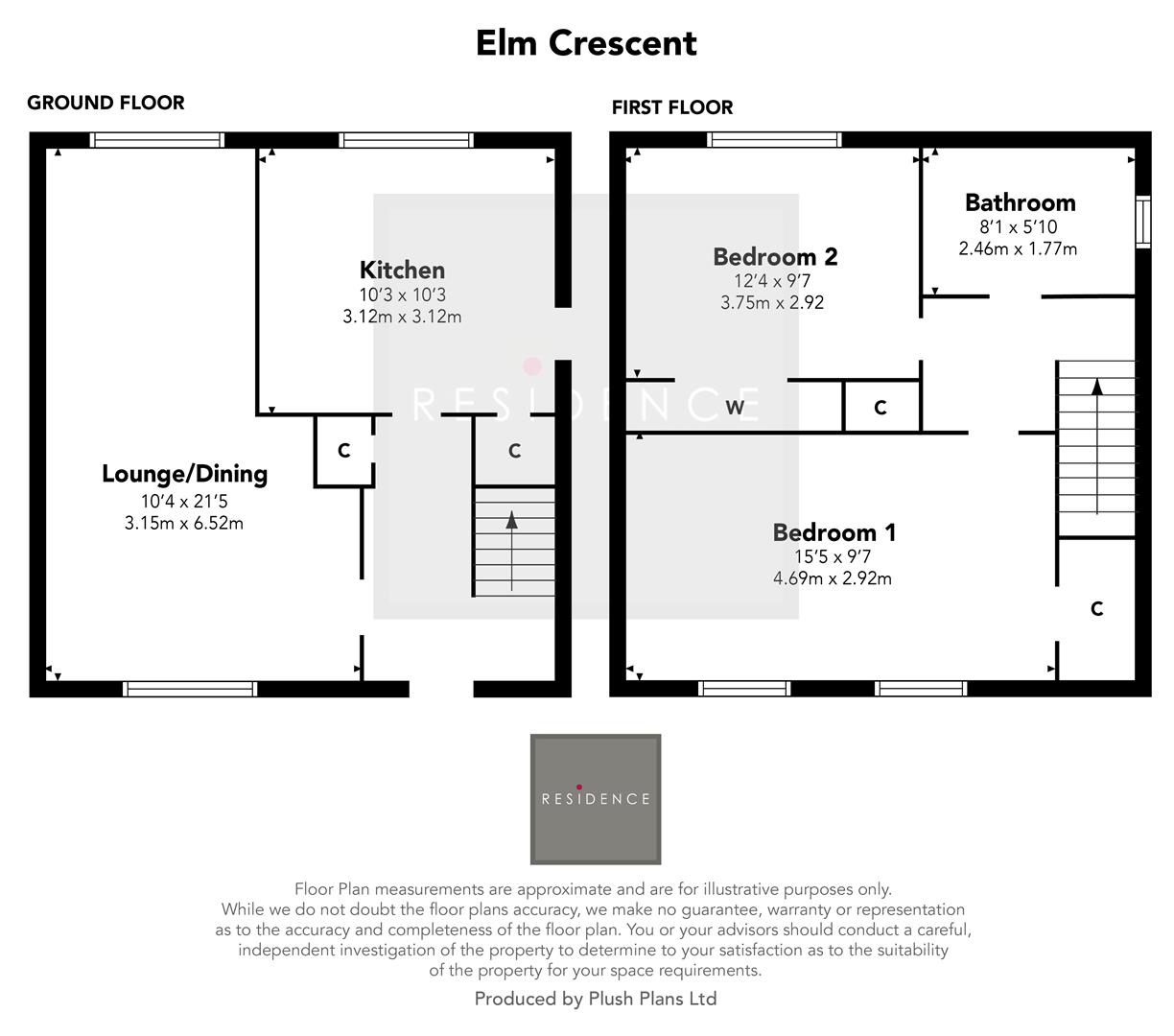 Elm Crescent, Uddingston, Glasgow G71, 2 bedroom semidetached house