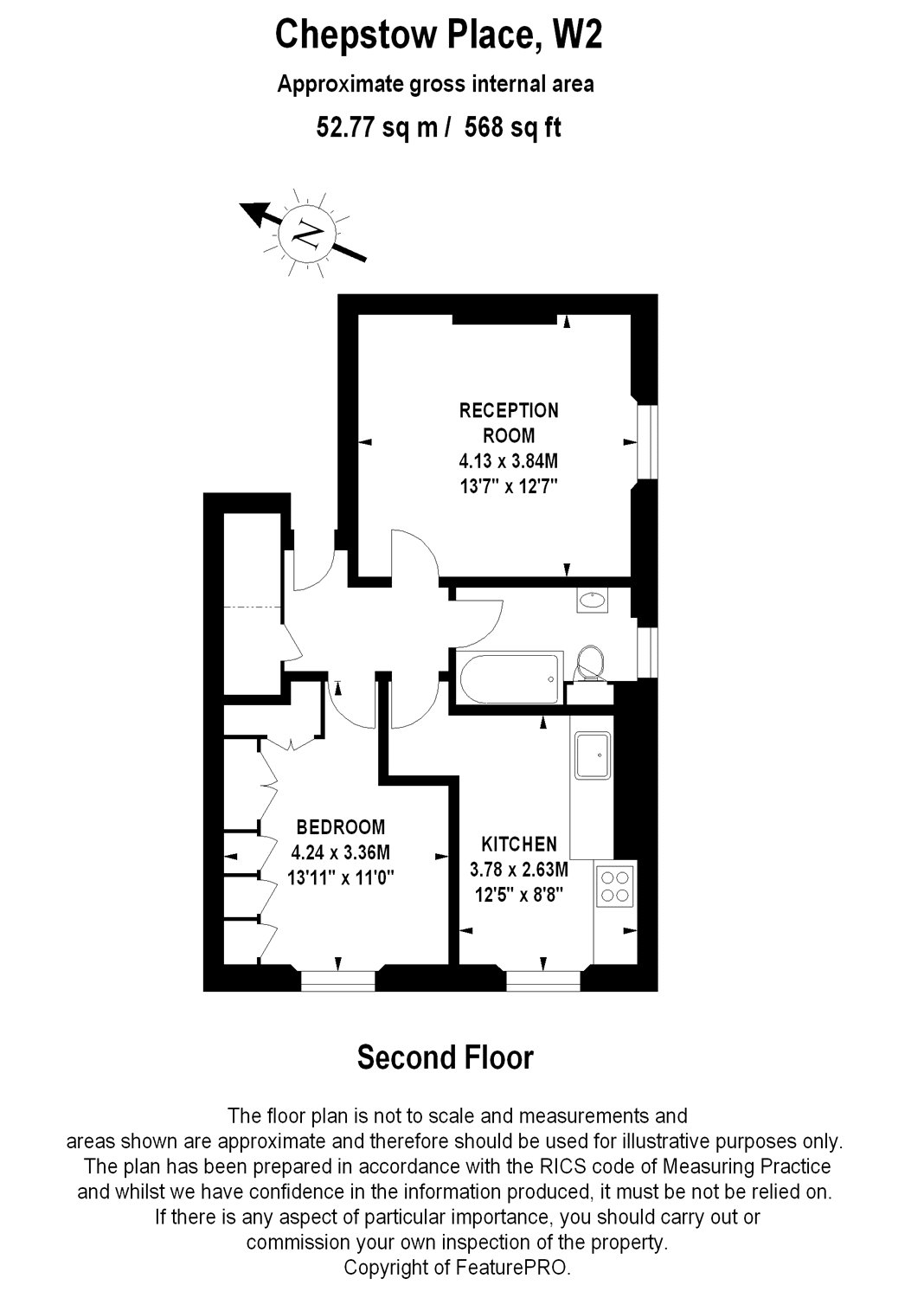 1 Bedrooms Flat to rent in Chepstow Place, Notting Hill, London W2