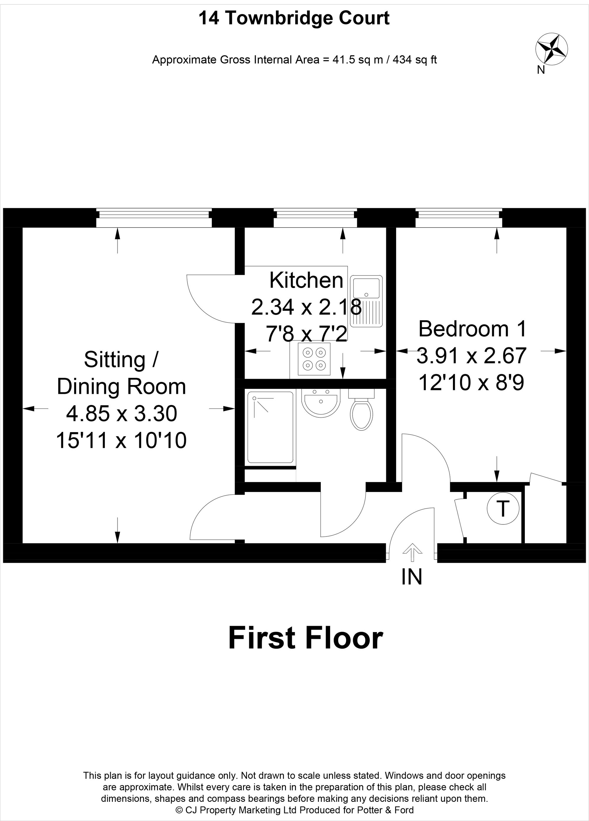 14 Town Bridge Court, Chesham floorplan