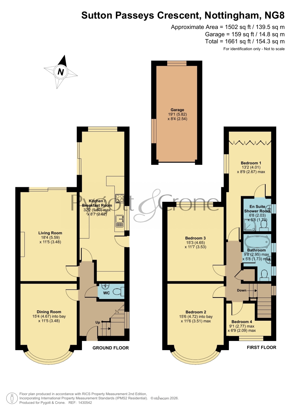 163, Sutton Passeys Crescent, Nottingham floorplan