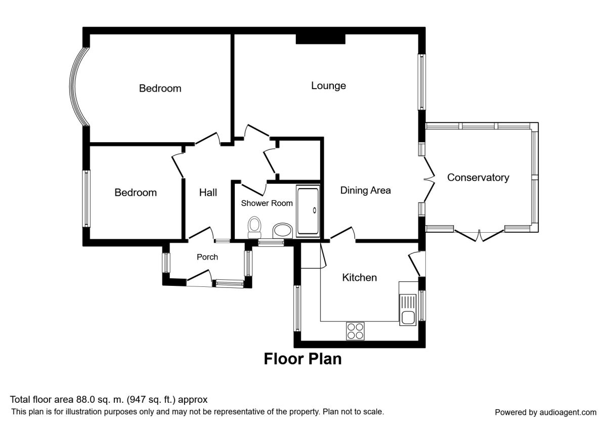 2 Bedrooms Bungalow for sale in Plastirion, Towyn, Abergele LL22