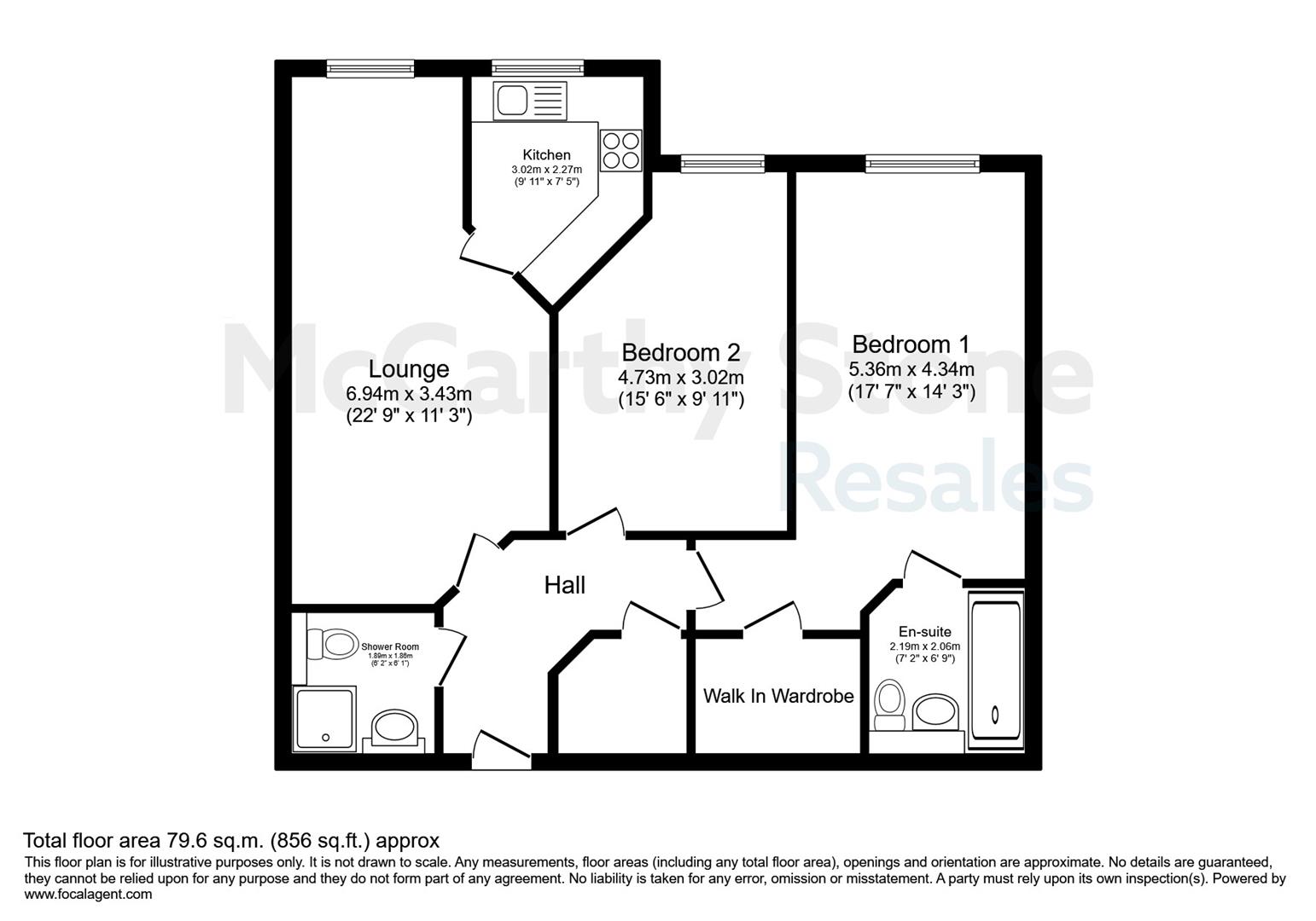 49 Riverwood, 101 Craigdhu Road, Glasgow floorplan