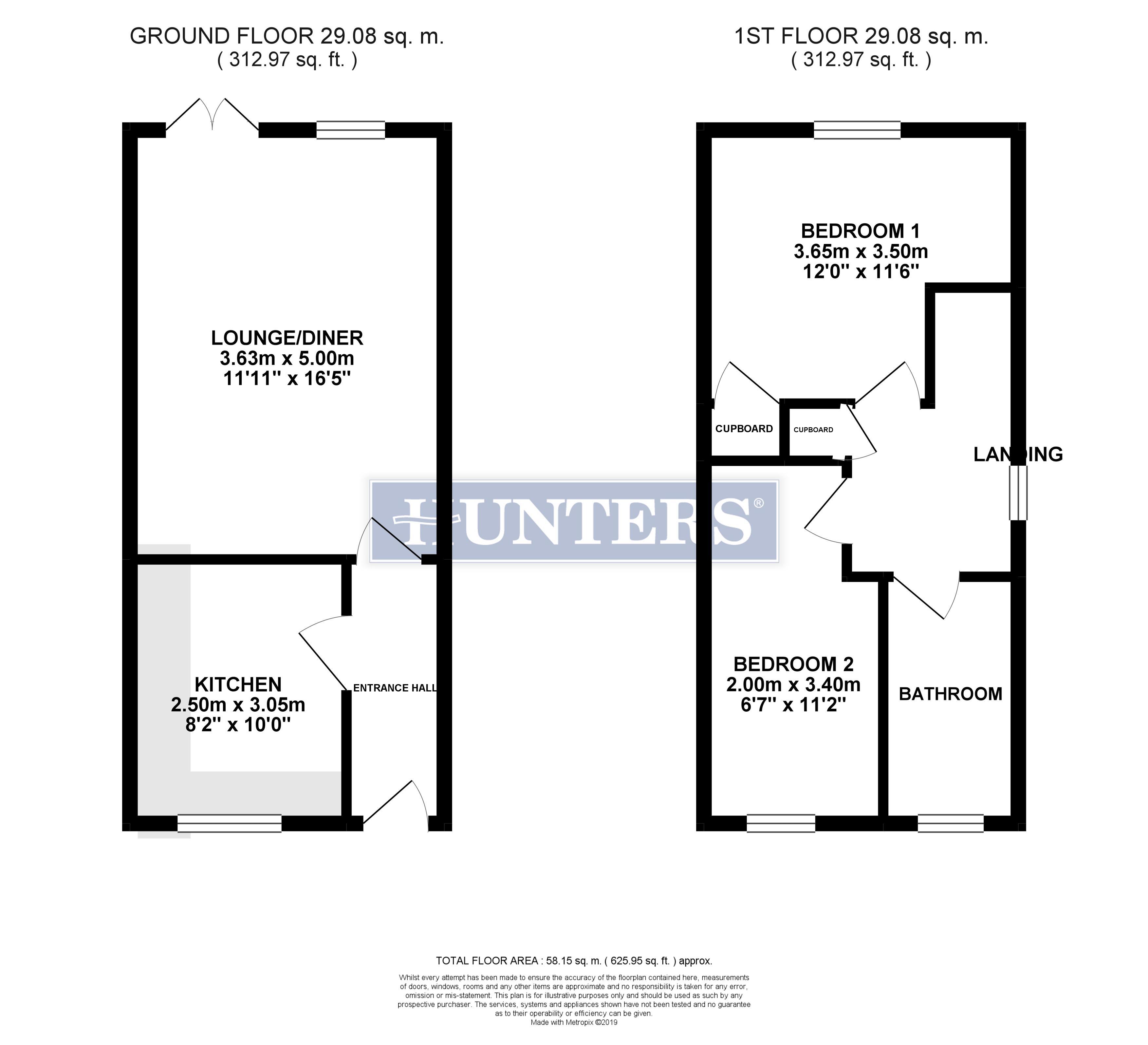 2 Bedrooms End terrace house to rent in Westminster Way, Lower Earley, Reading RG6